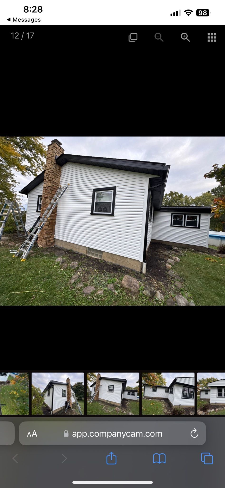 Night & Day: The Ultimate Black & White Exterior Makeover! by Cornerstone Roofing And Siding