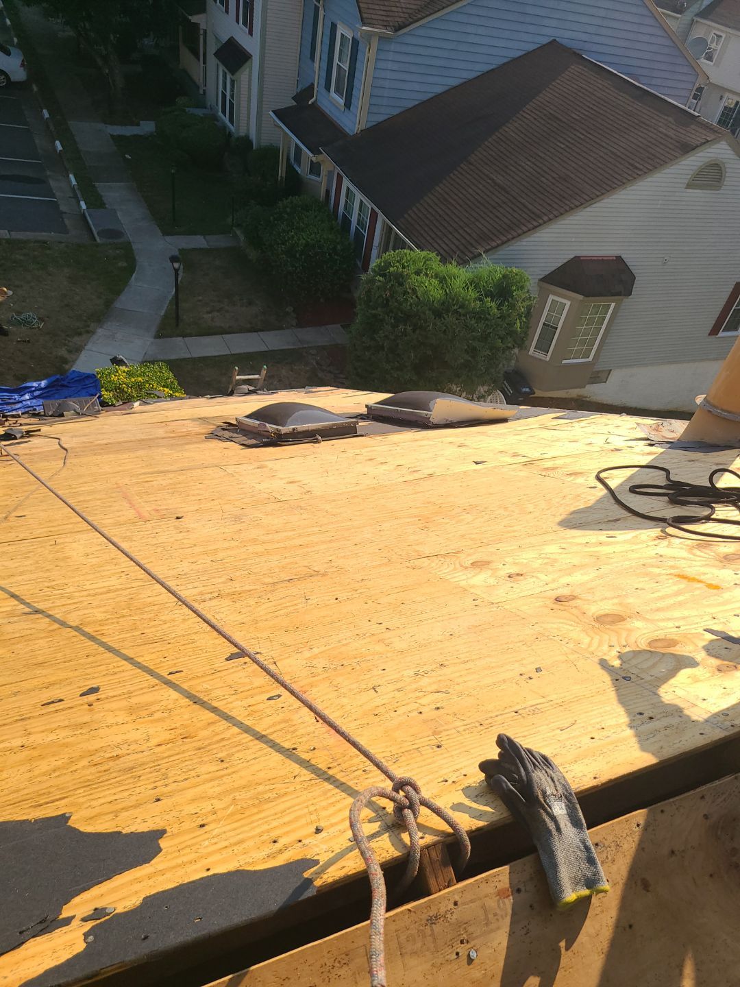 Montclair: Roof Installation with CertainTeed Landmark Designer Shingles in Burnt Sienna by RM Banning, Inc.