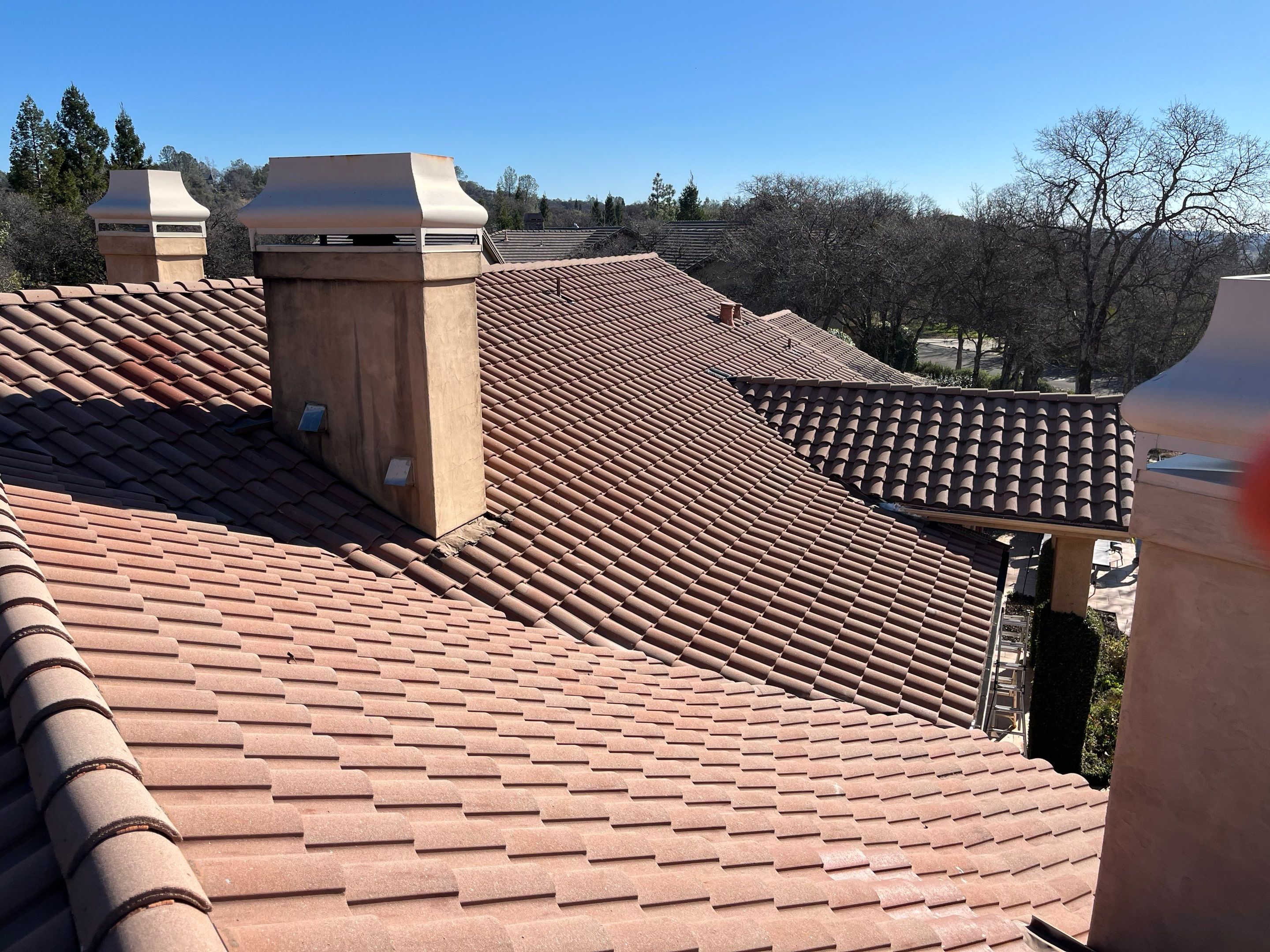 Residential Tile Roof Repair by Nextop Roofing