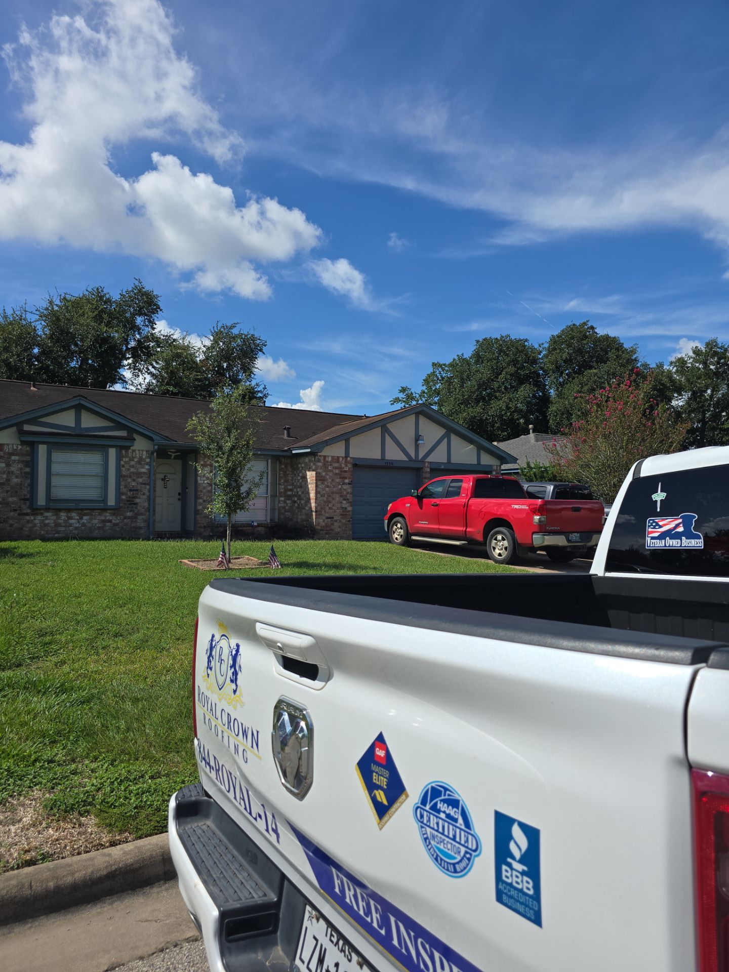 Project in Katy by Royal Crown Roofing 