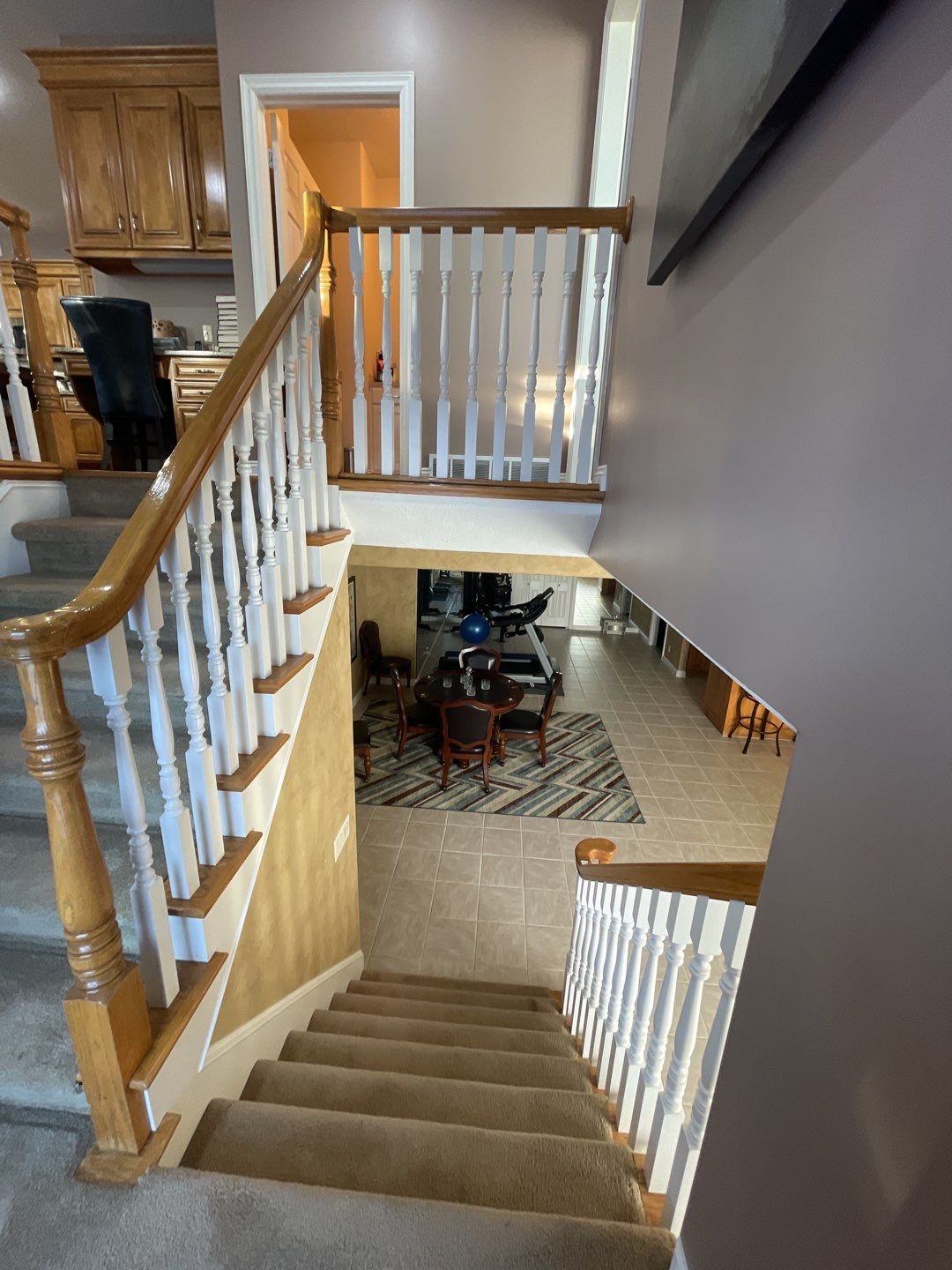 Painting Hardwood using Sherwin Williams paint by Lightning Exteriors