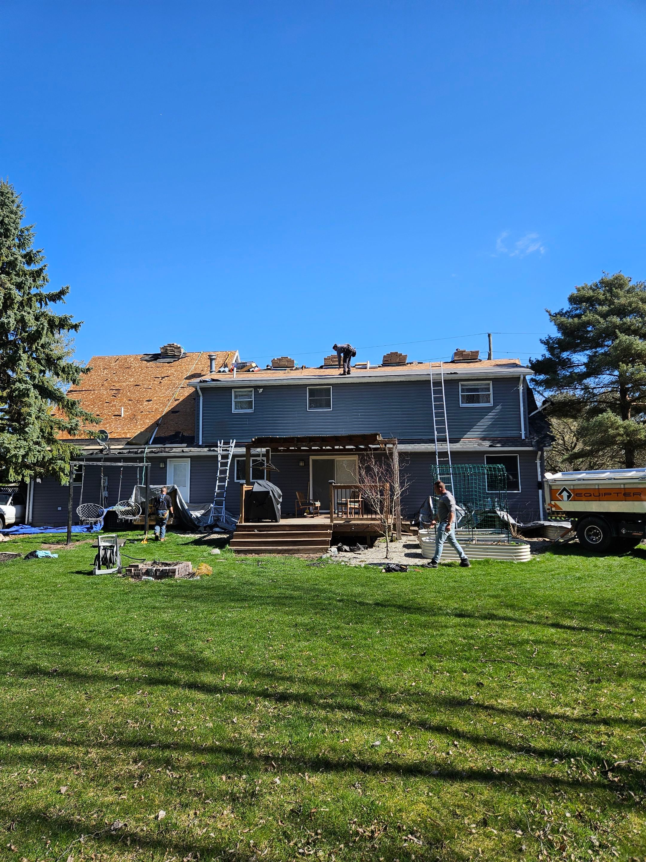 Residential Roofing Installation using CertainTeed - Landmark - Pewter by JNR Roofing LLC