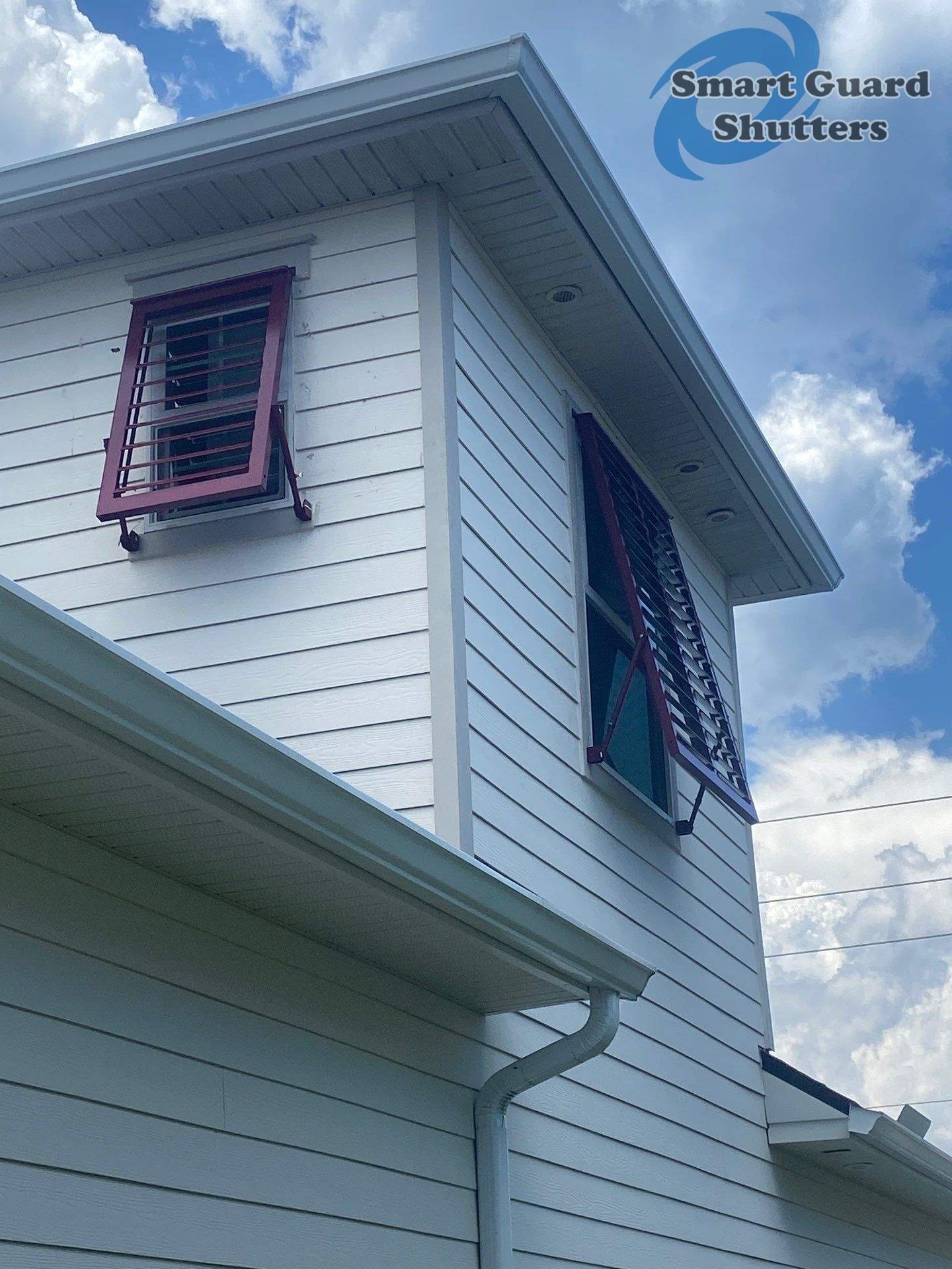 Impact Bahamas in Claret Violet by Smart Guard Shutters