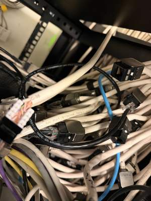 Structured cabling installation by CimaSolutions