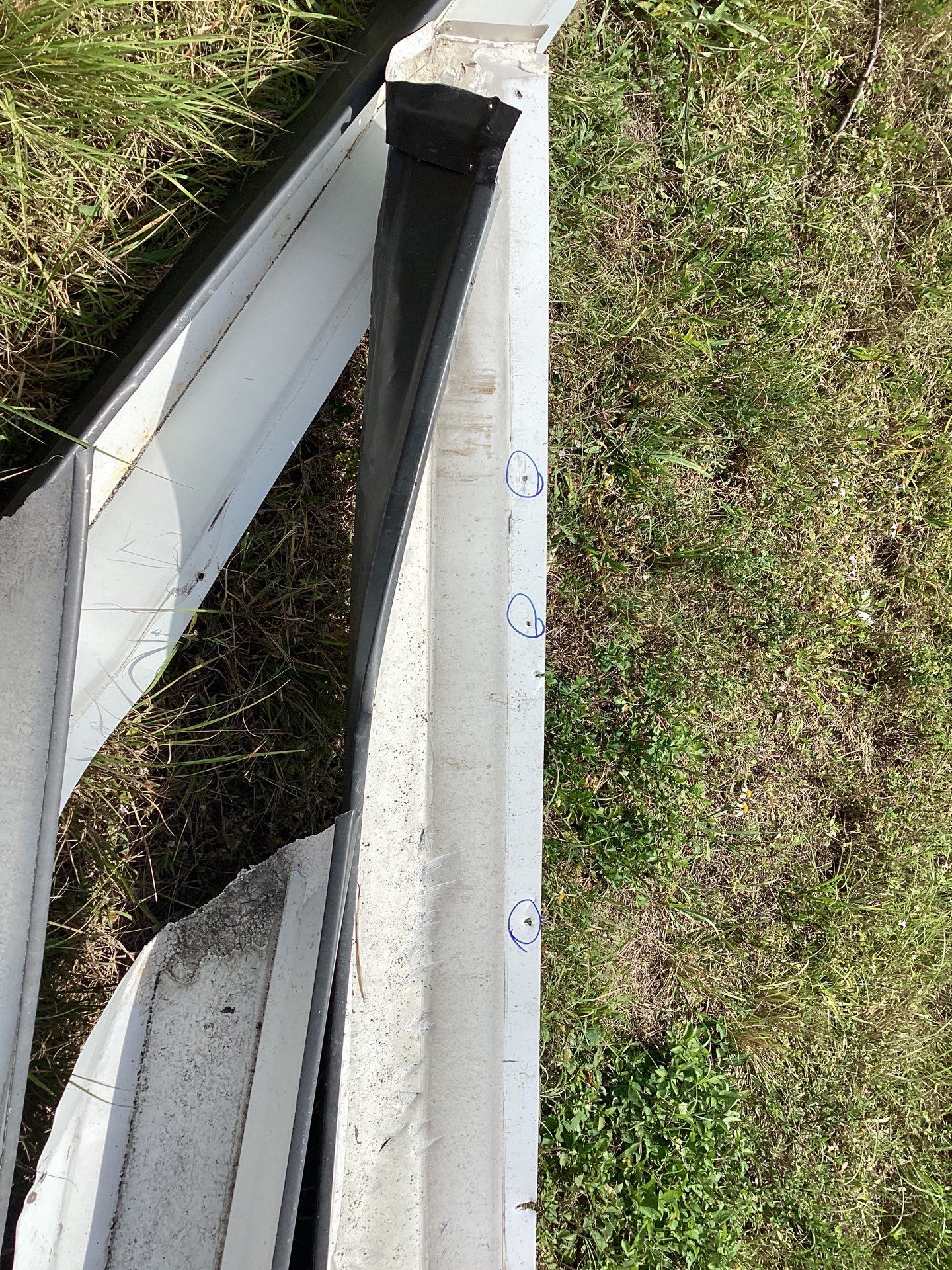 Black Seamless Gutters using 6 Inch Seamless Gutters in Cape Coral FL by Gutter Professors