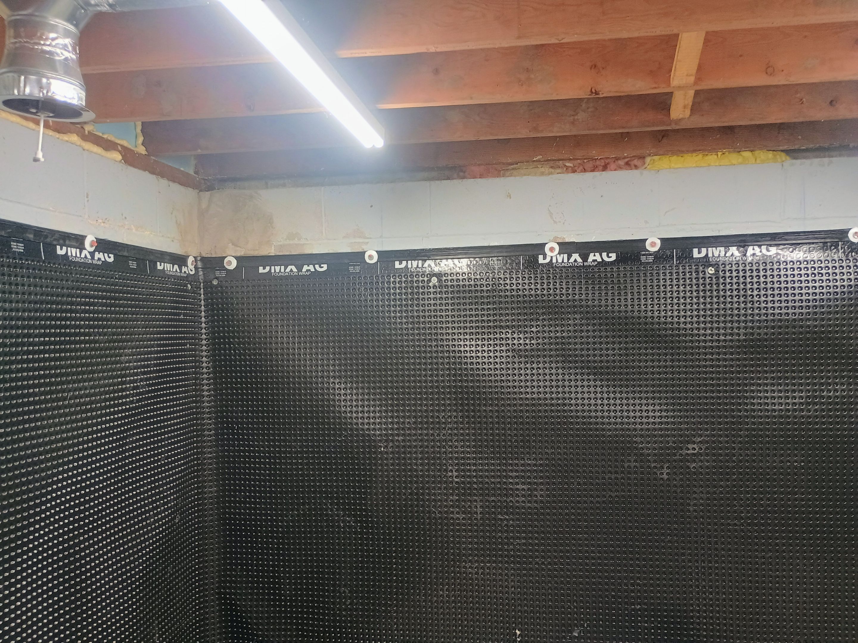 Depressurizing Denny's Basement Wall by Waterproofing Northeast