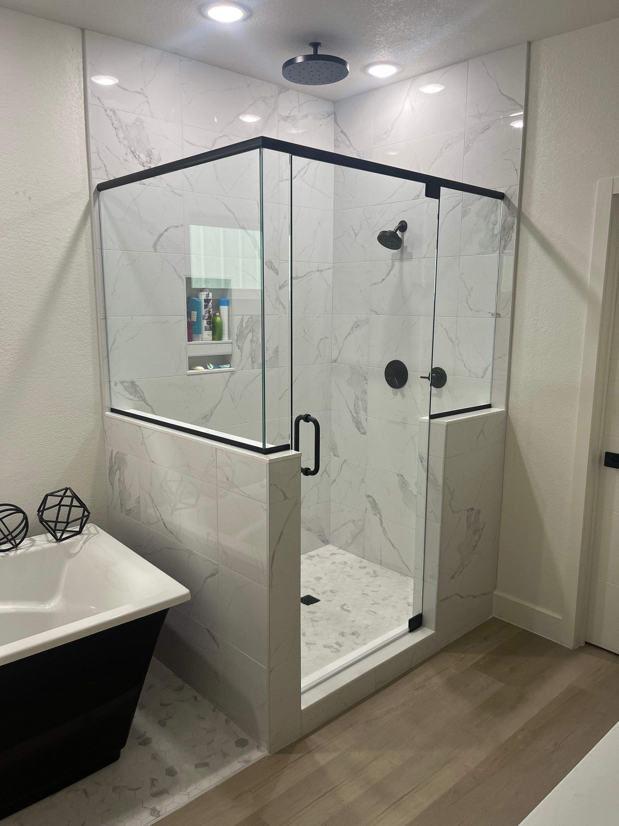 Shower Pictures by Custom Glass Service