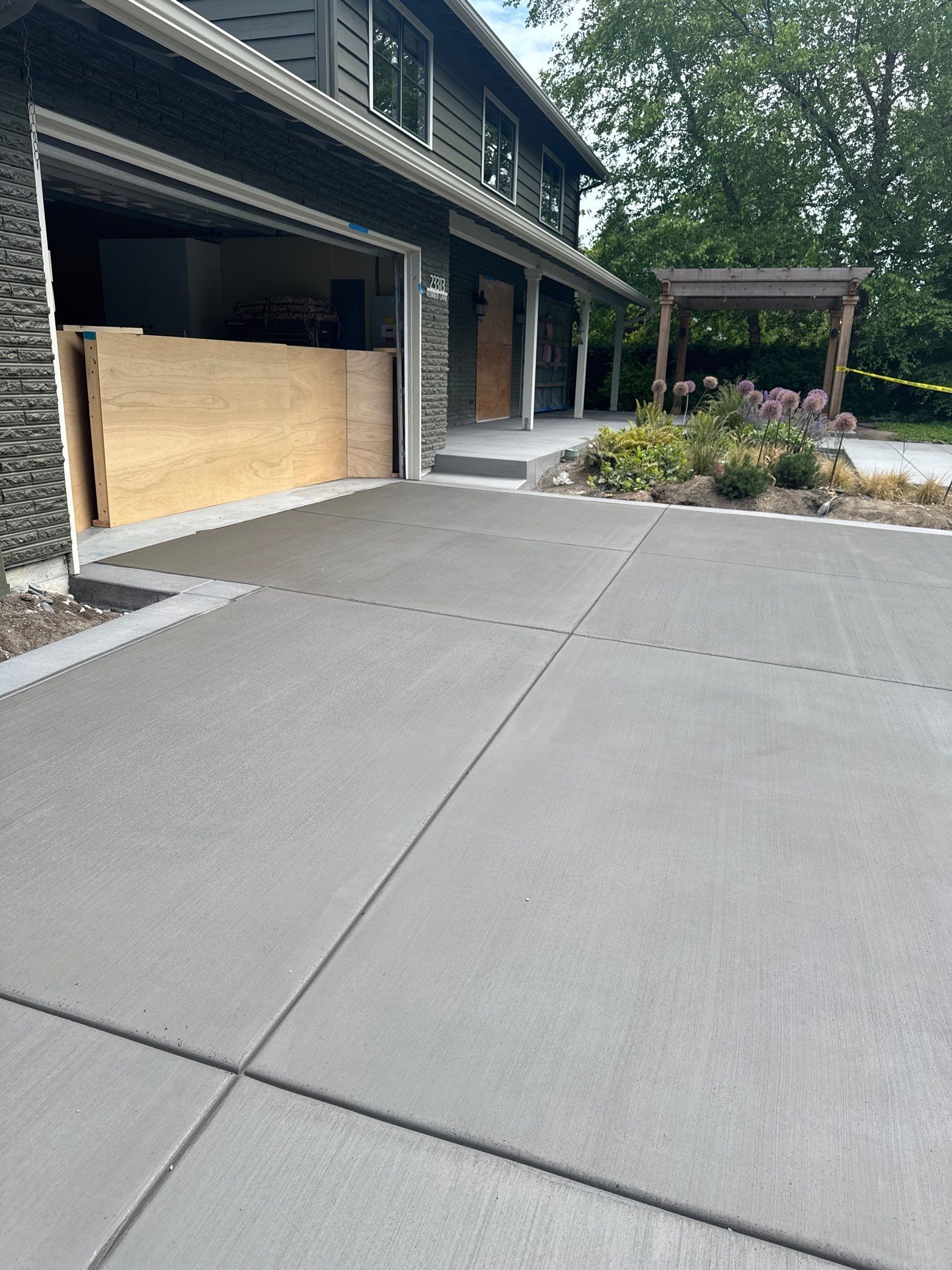 Concrete Driveway Makeover | Edmonds  by Jireh Asphalt & Concrete Inc 