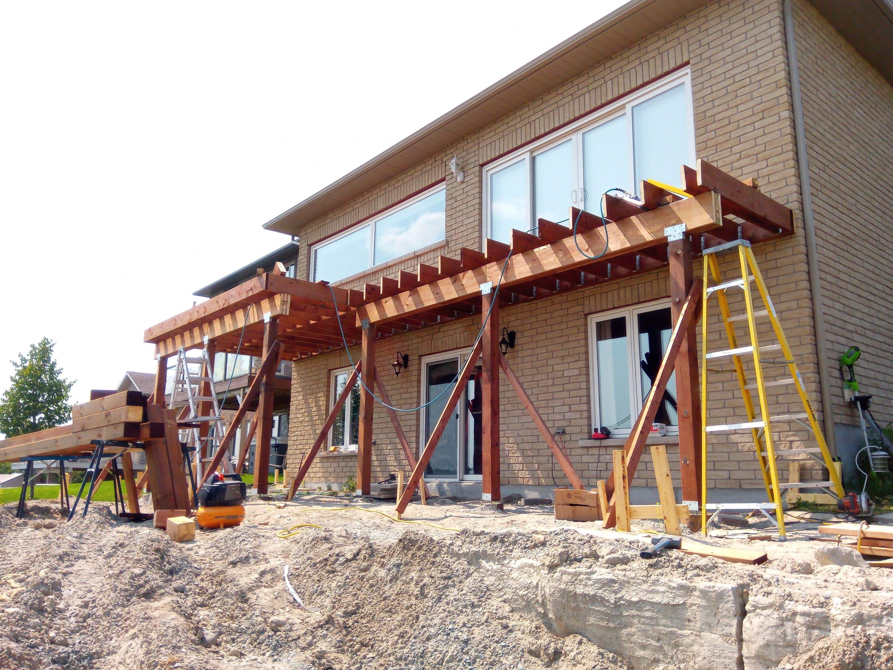 Deck Construction by Impact Construction Sudbury