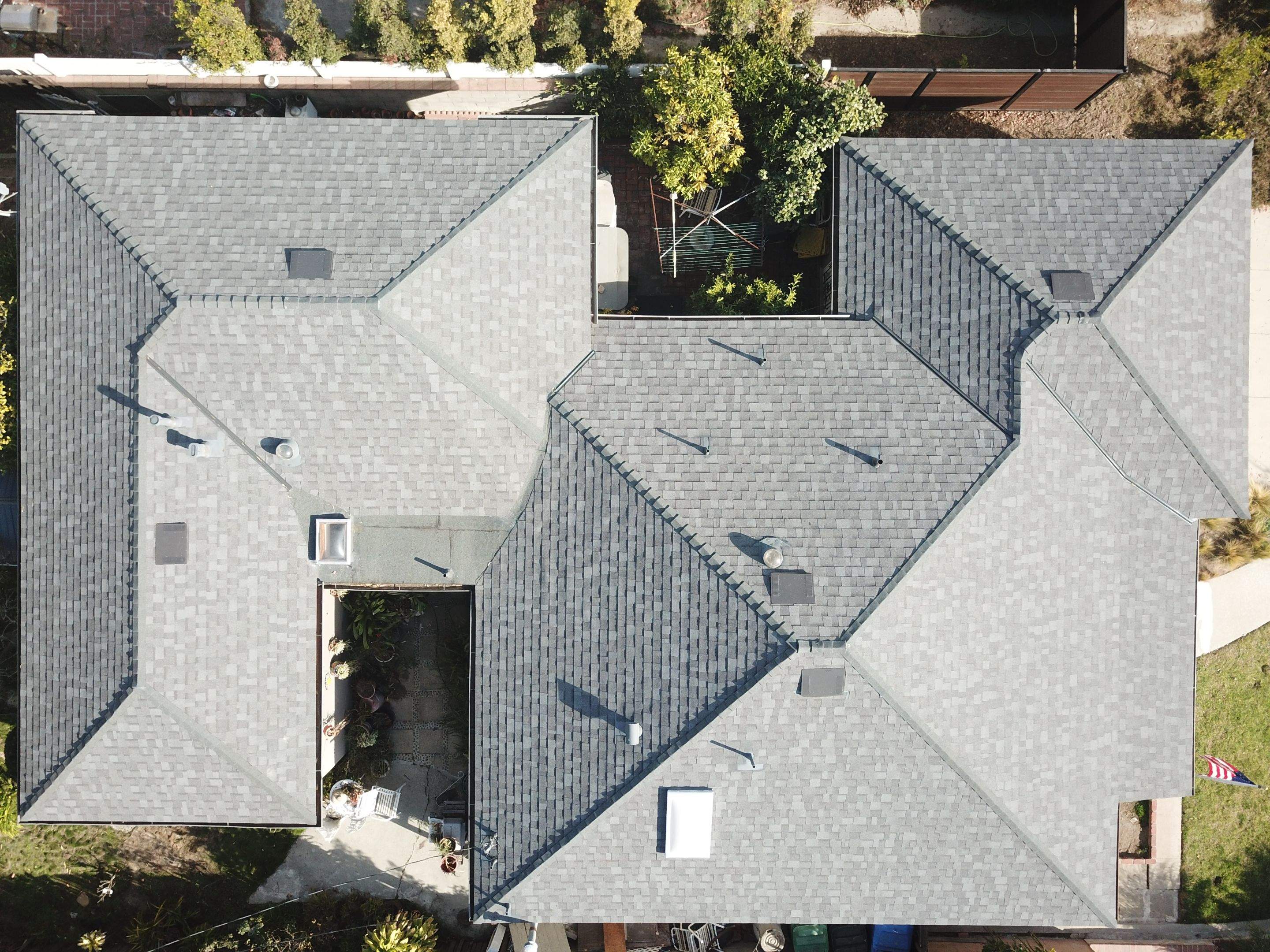 Residential Roofing Installation using Owens Corning Duration Cool Shingles by Hull Brothers Roofing