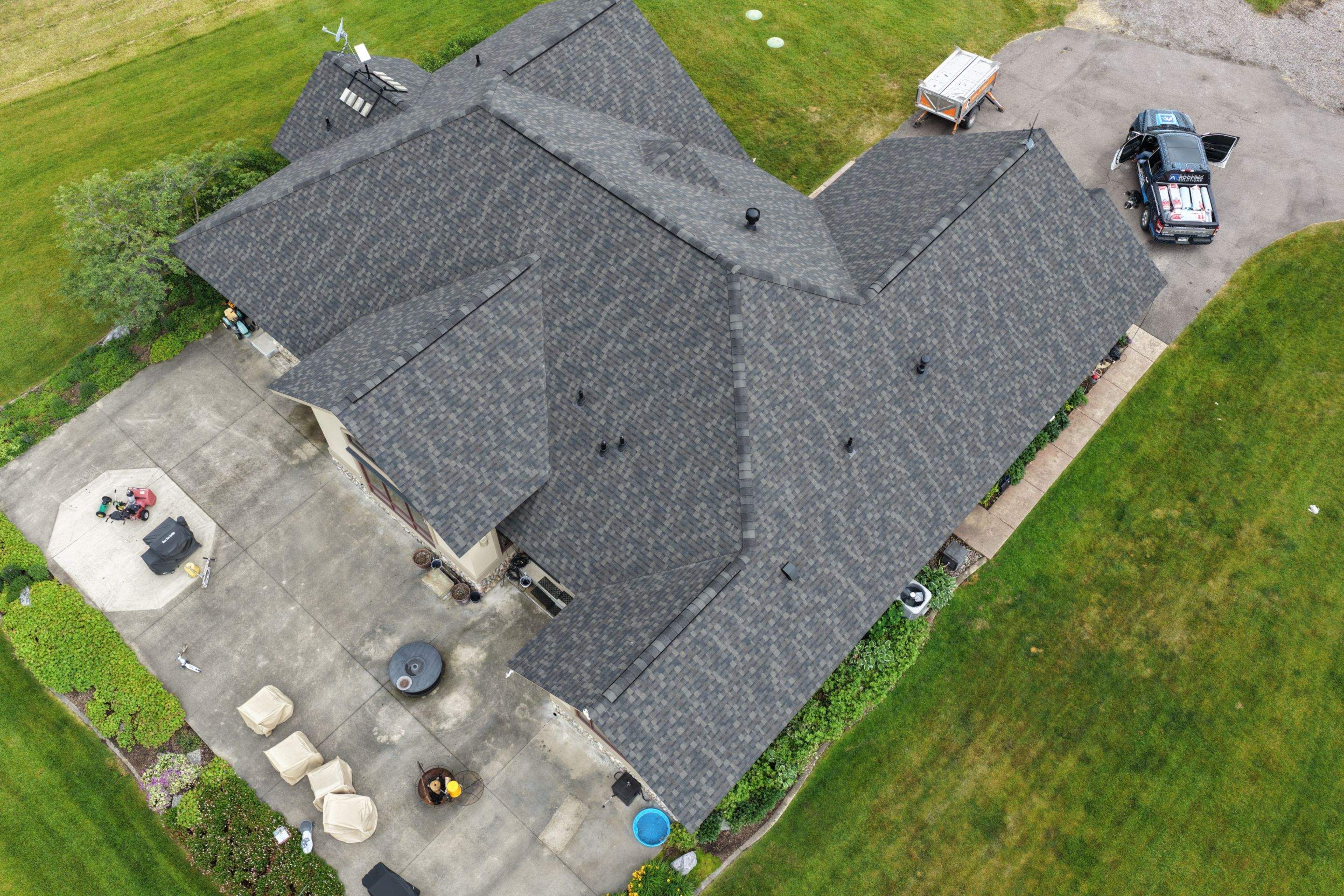 Roof Replacement using GAF Timberline HDZ - Midnight Mesa  by Montana Roofing Solutions