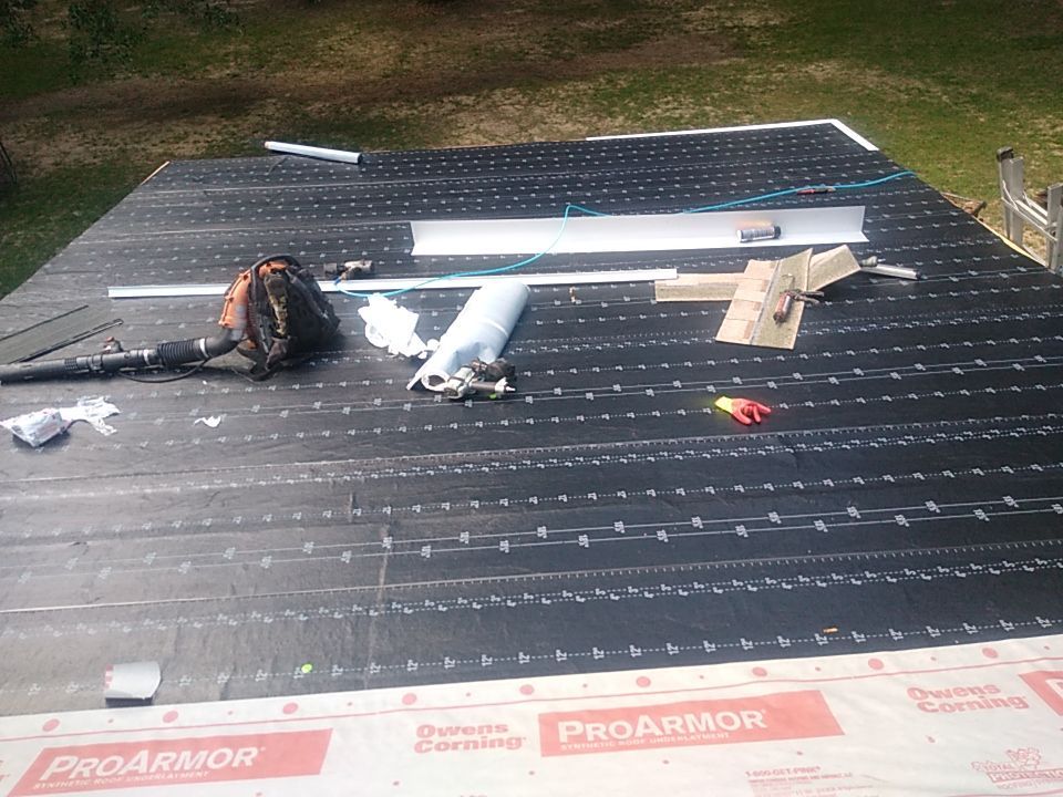 Residential Roofing Installation using Roof Replacement by American Roofing & Construction LLC