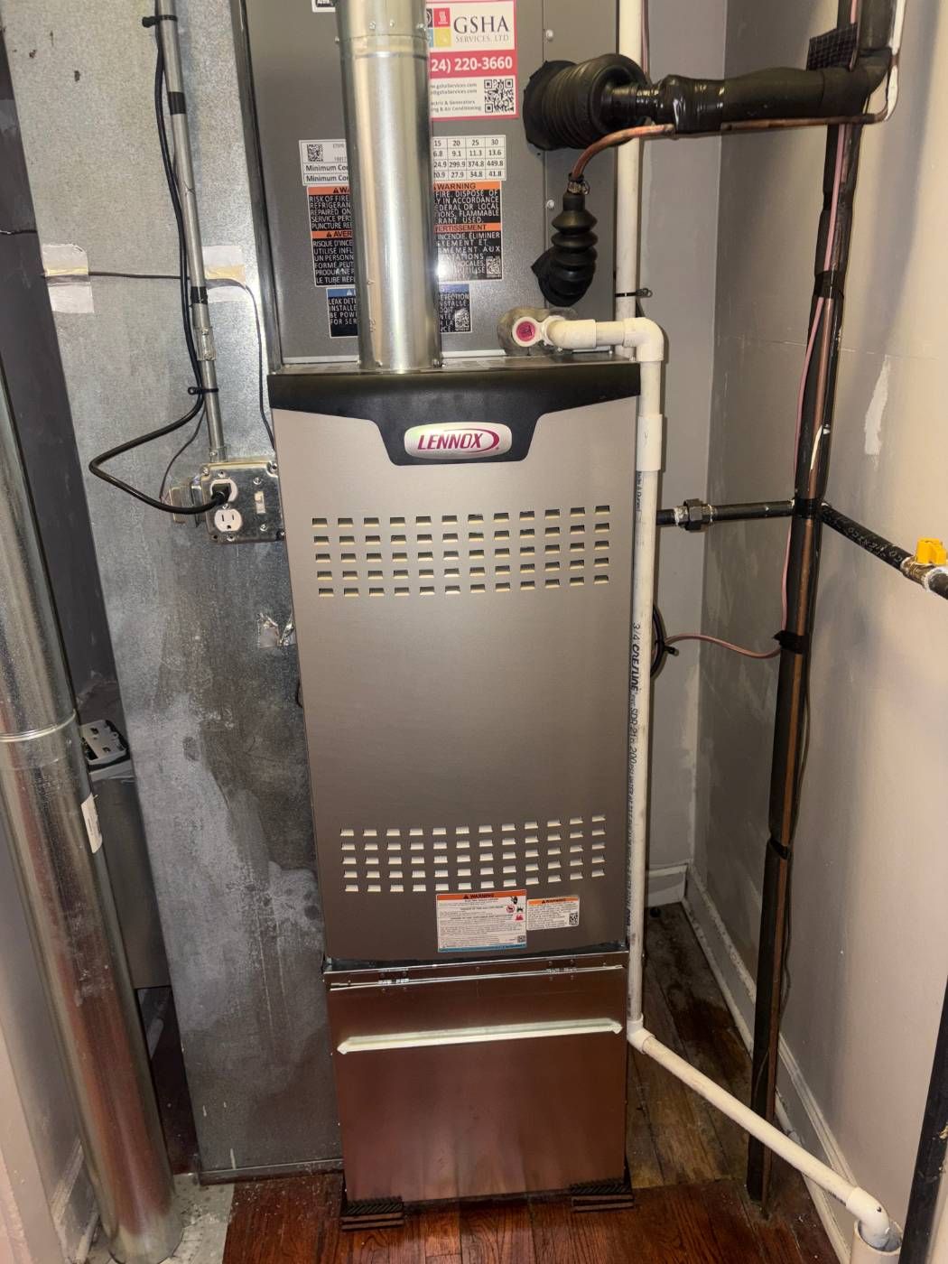 Lennox SL280V Furnace & EL21KLV Heat Pump Installation with Aeroseal & Duct Cleaning – Chicago, IL | GSHA Services, LTD by GSHA Services LTD