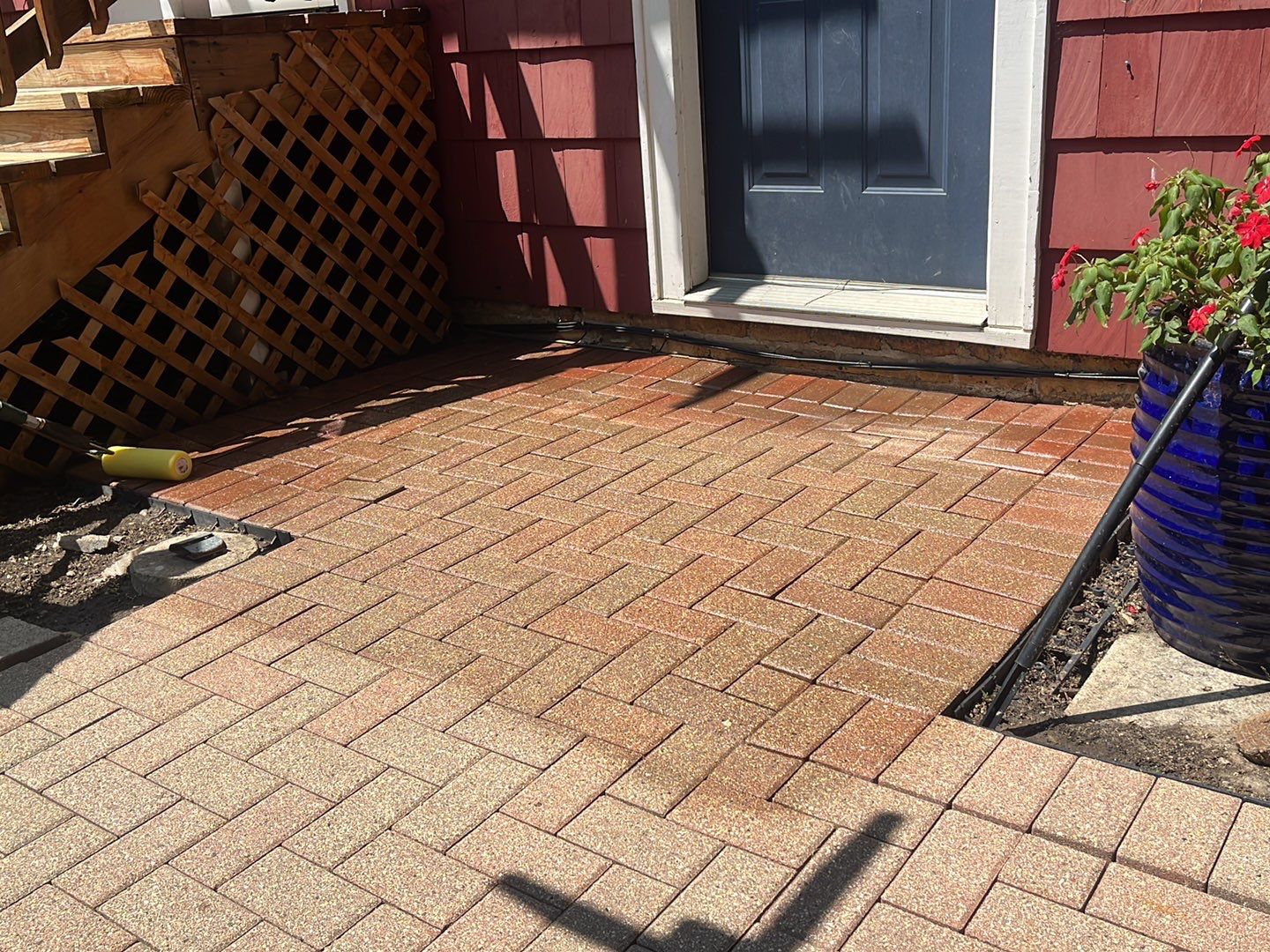 Brick paver clean, sand and seal. using Surebond SB-1300 by Northern Power Washing LLC.