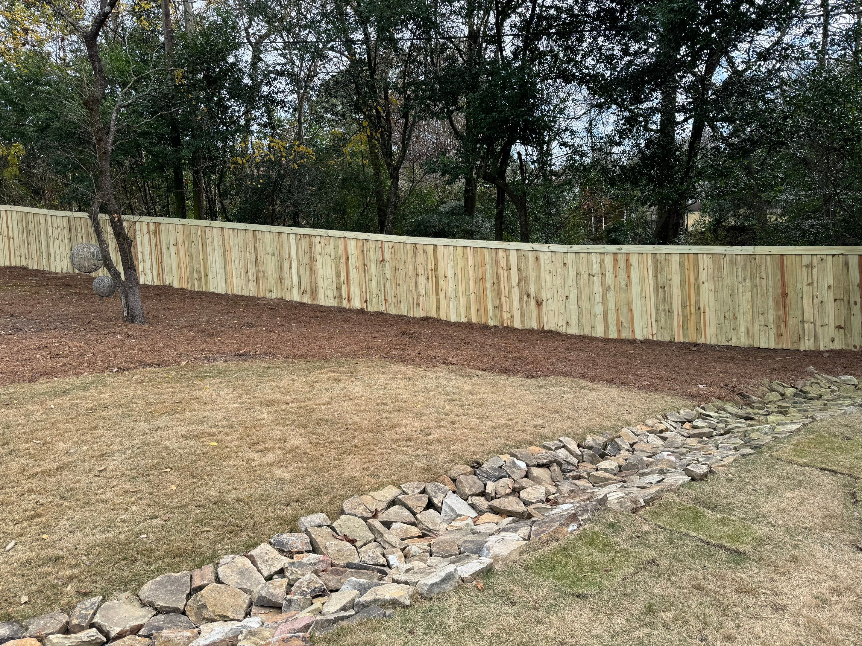 Crestline - Board on Board Fence by Pillar and Pine