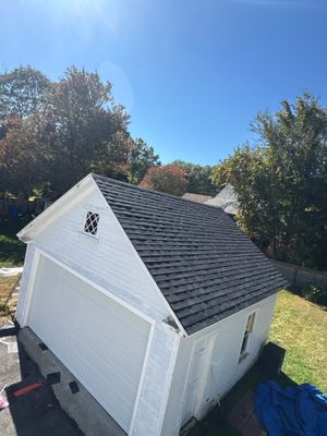 Garage Roof Replacement & Fascia Trim Upgrade | Lowell, MA