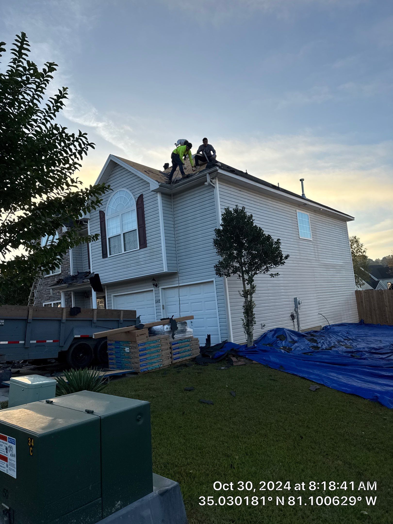 Roof replacement by hail damage by Just Brilliant Restoration JBR