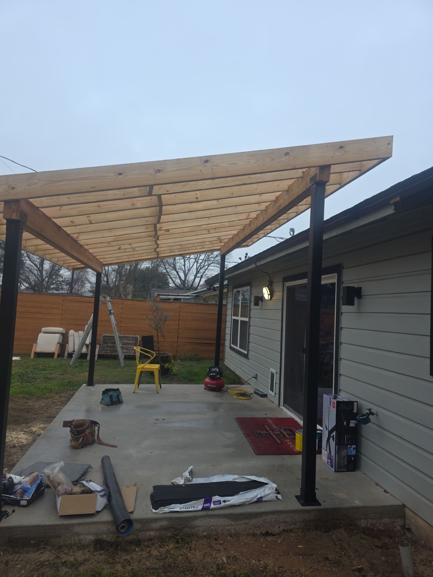 Custom patio for under 20. by REPS OF TEXAS