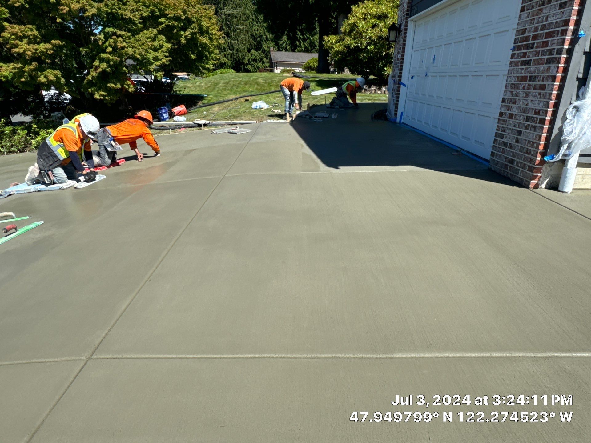 Jacob | Concrete Driveway  by Jireh Asphalt & Concrete Inc 