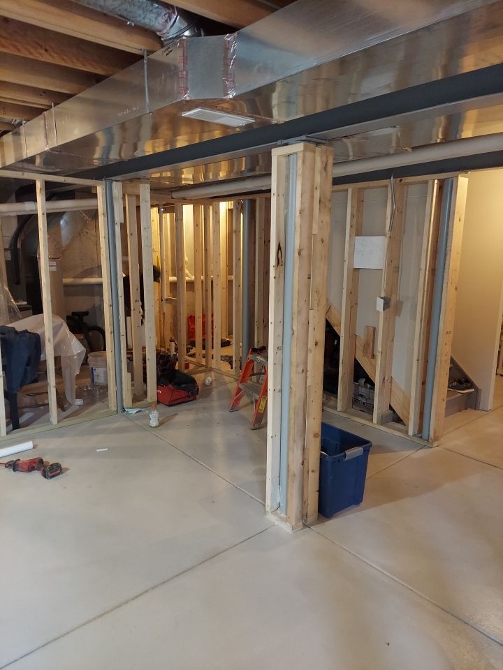 Basement Remodel by Ivy Lea Construction