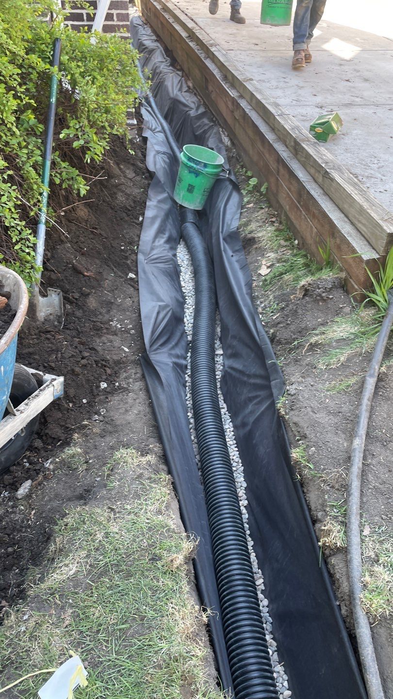 Foundation Drainage Board & French Drain in Southwest Minneapolis by Waterproofing Northeast