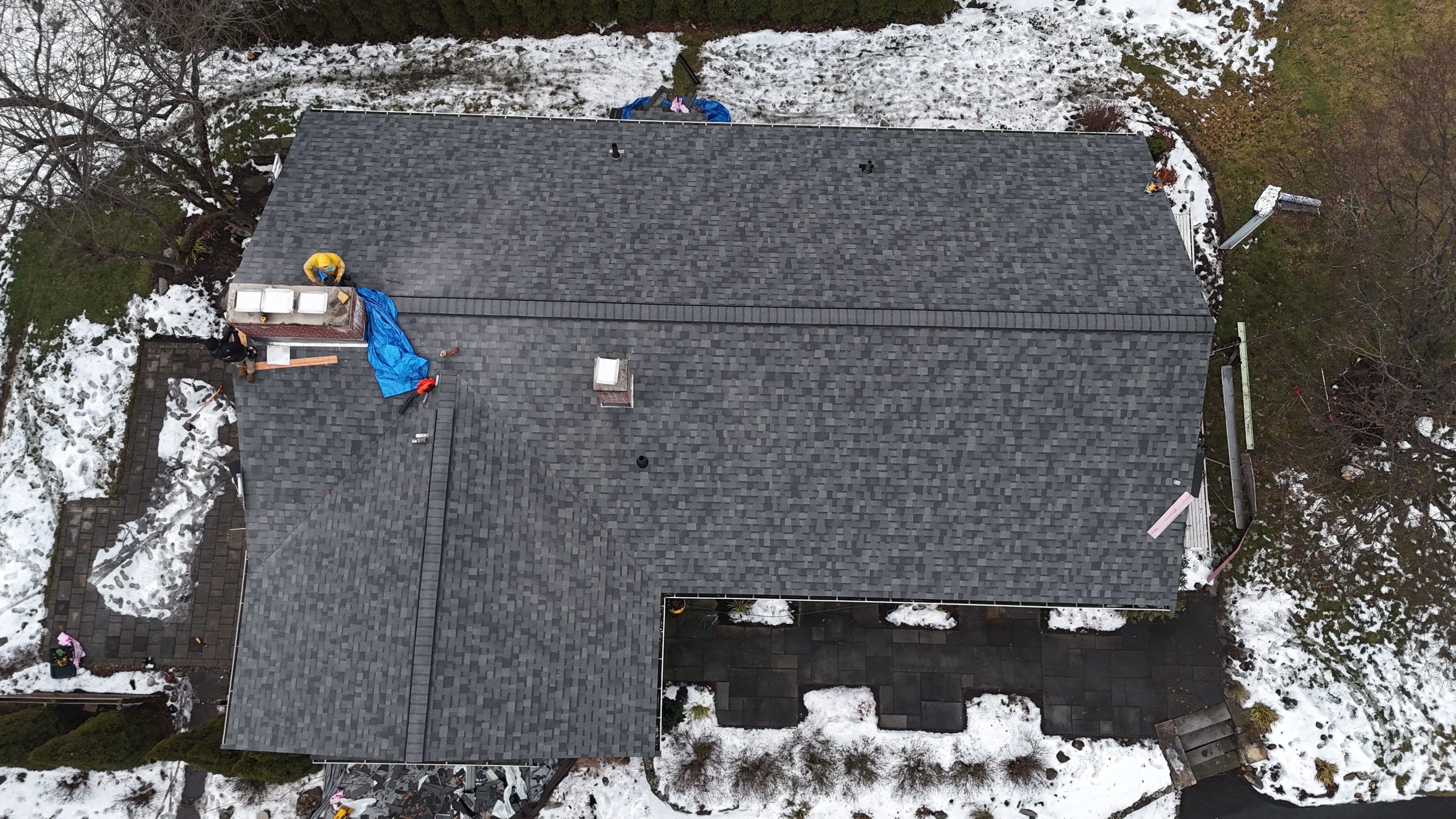 Owens Corning Duration: Estate Gray in West Hartford by Golden Shield Roofing