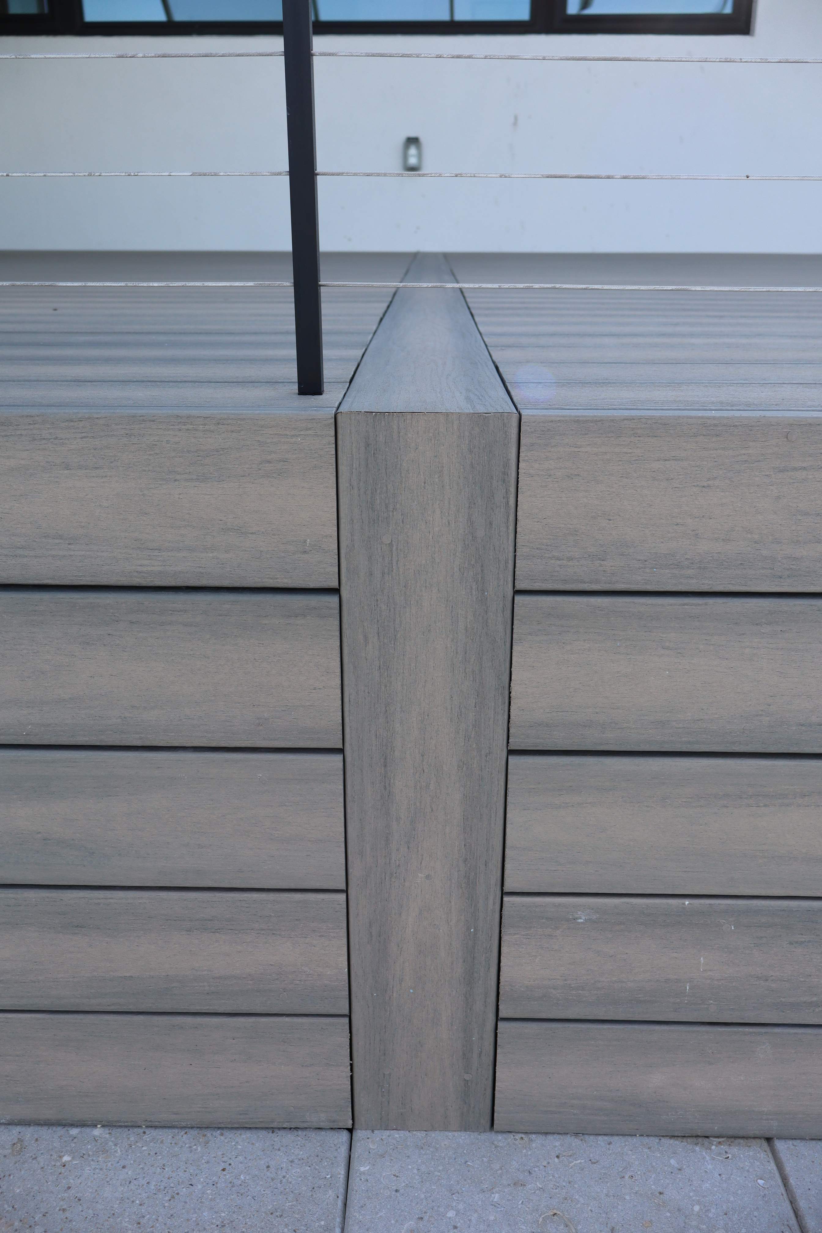 New composite deck 30'w x 16'd by Orlando pergolas 