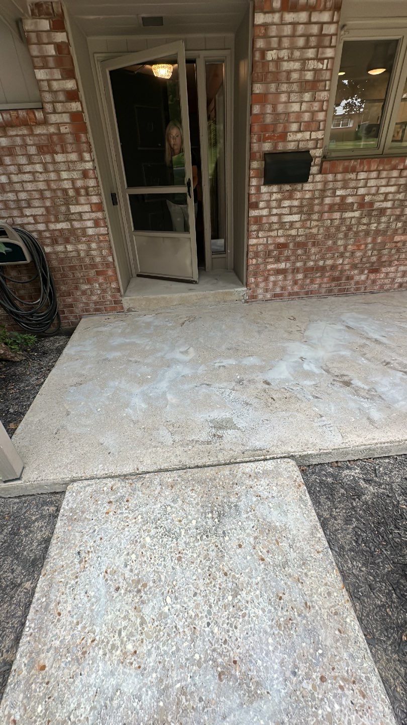 Twilight Garage, Walkway and Porch Project in Pittsburgh by Floors in a Day, Inc