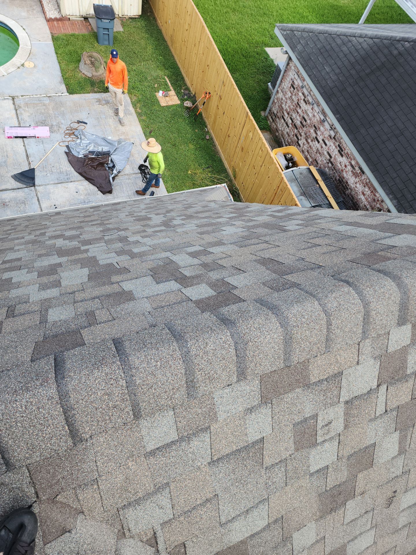Residential Roofing Installation using Owen's Corning Duration (Lifetime) Shingles by Roof Repair Company