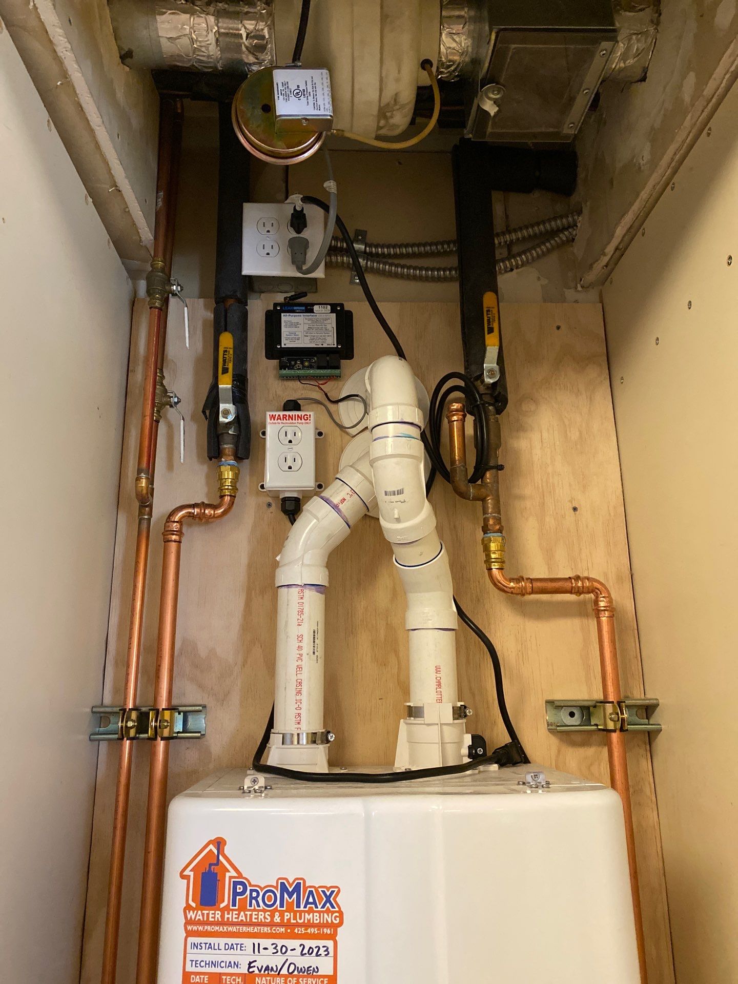 Leak Protection Project in Mercer Island by ProMax Water Heaters & Plumbing