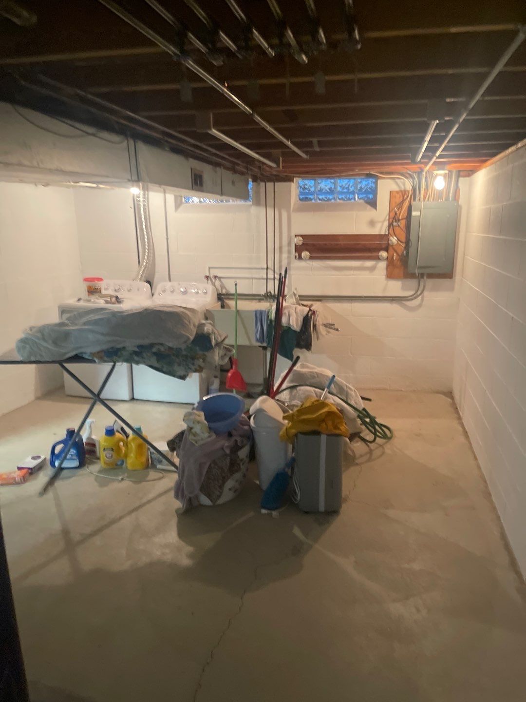Flooring Installation and Basement Wall Painting using DryLok Extreme by Callaway Contracting LLC