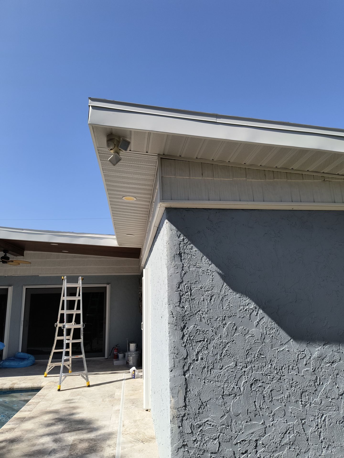 New Metal Soffit and Fascia in Siesta Key FL by Gutter Professors