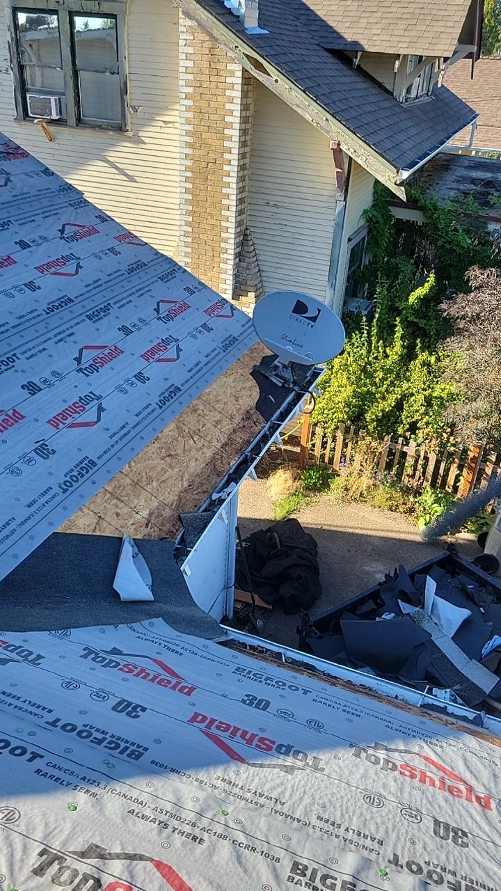 Residential Roofing Installation using IKO Dynasty (Color: Summit Grey) by Orezona Building & Roofing Company, Inc.