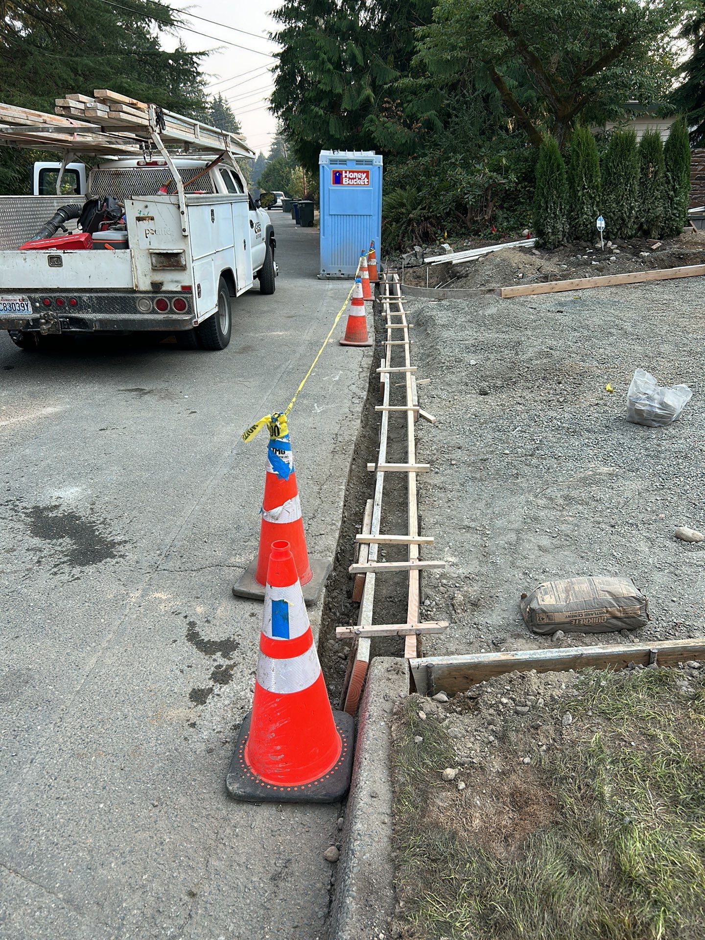 Bruce | Broom Finish Driveway, Concrete Project by Jireh Asphalt & Concrete Inc 
