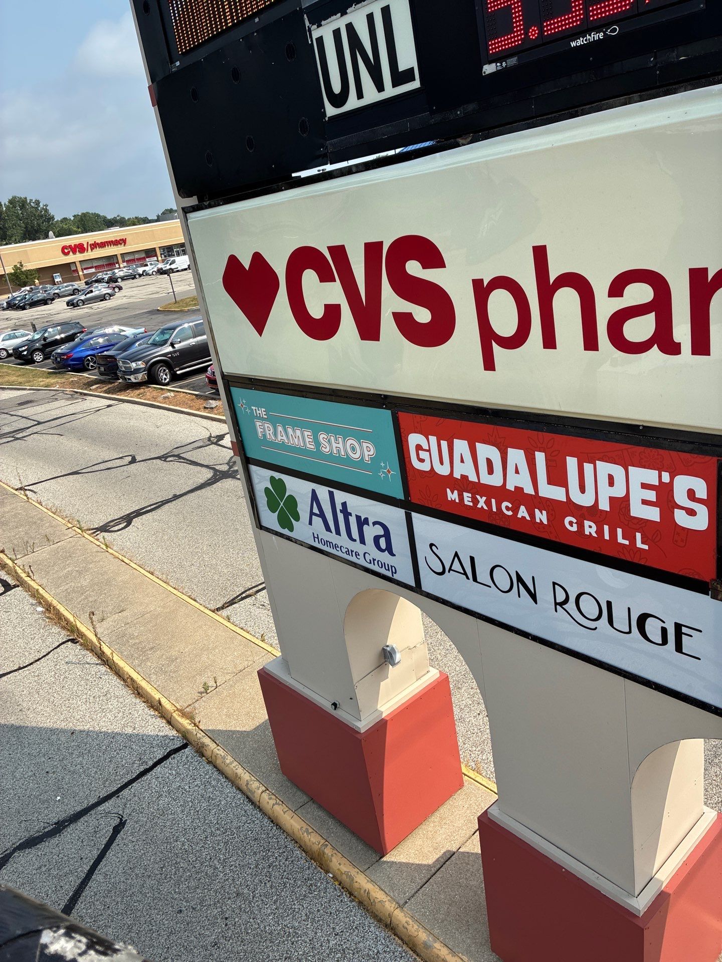 Multi-Tenant Pylon Sign Maintenance and LED Service in South Bend by Hayes Design co
