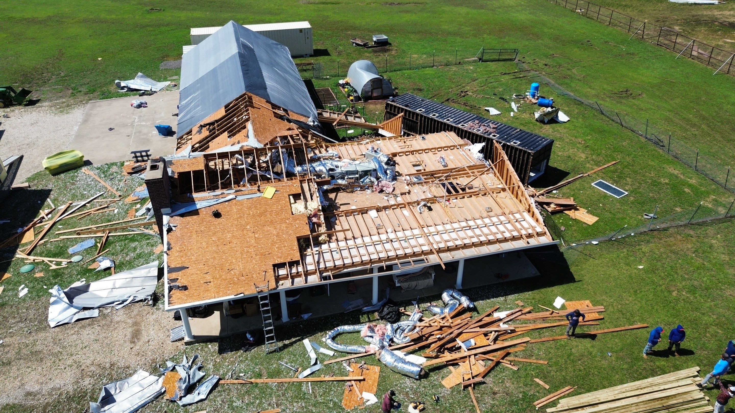Tornado Recovery by First Out Roofing