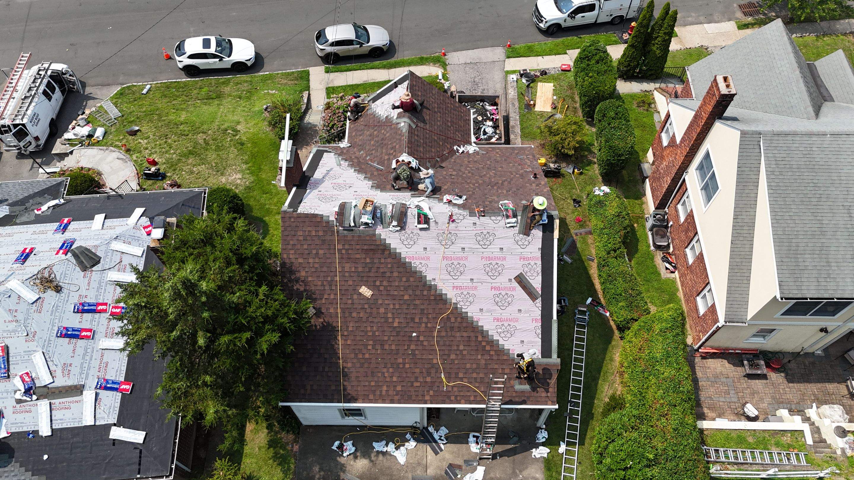 Project in Yonkers by The Energy Efficient Roofer & George's Seamless Gutters