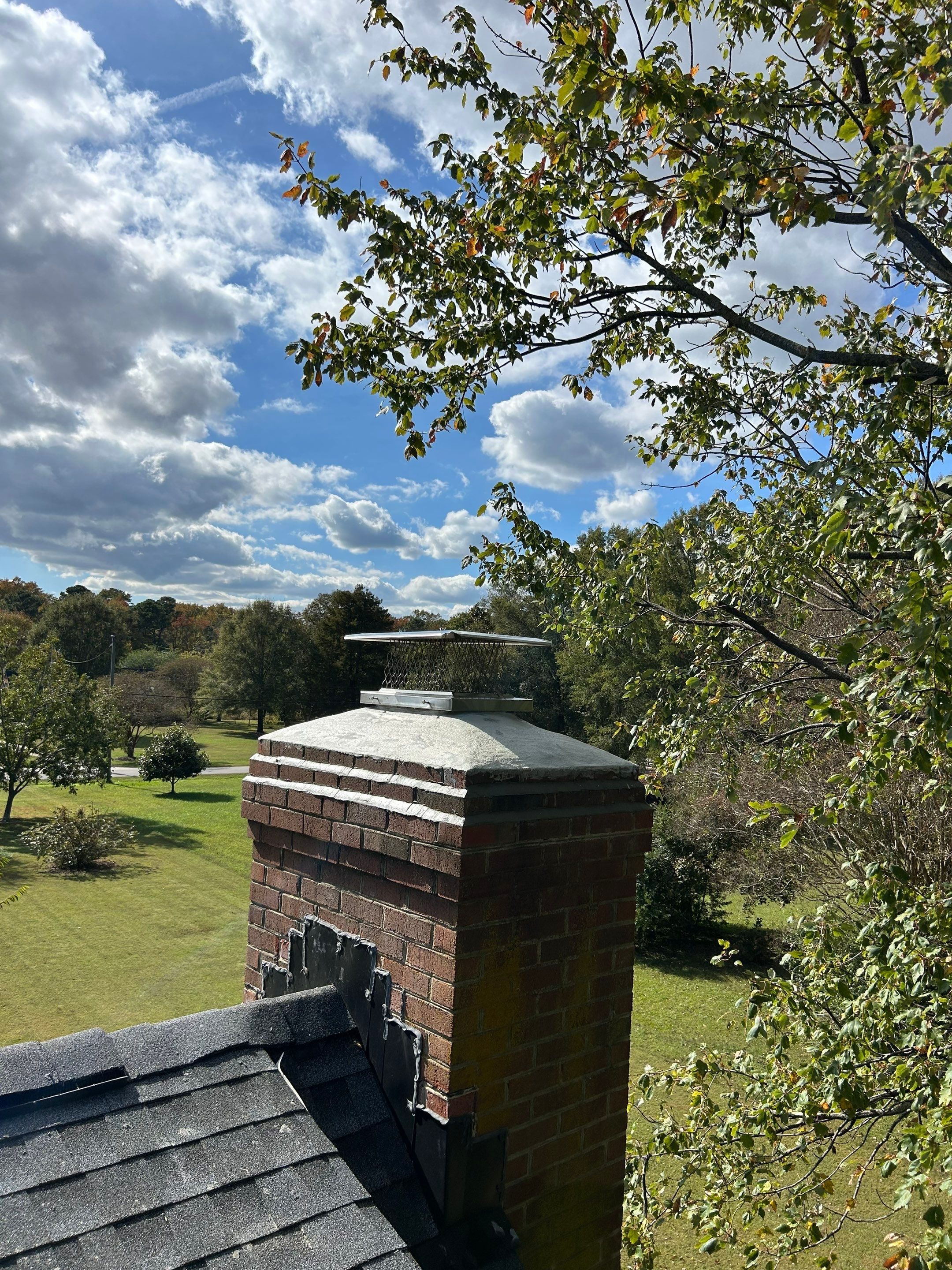 Chimney Cap and Crown Repair by Premier Chimney and Roofing