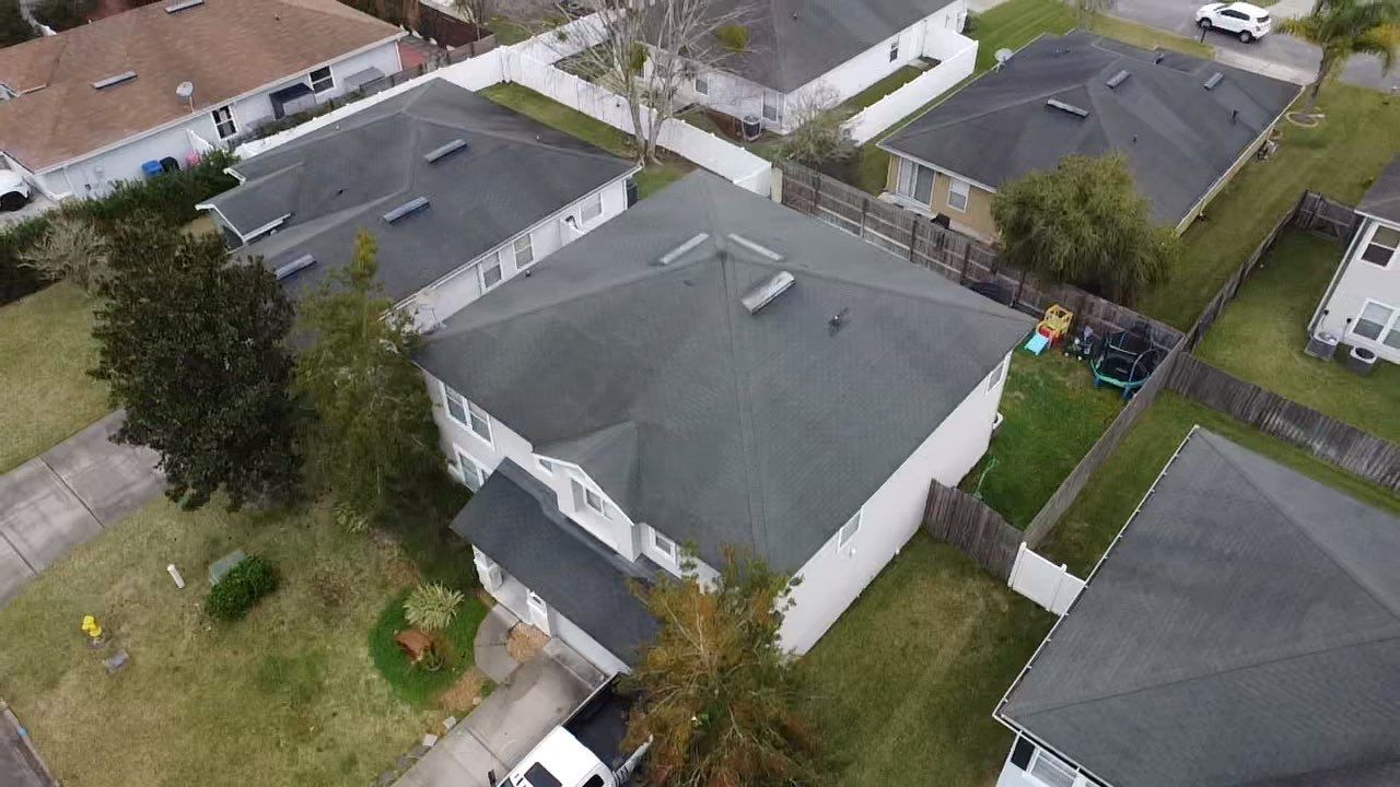 Residential Roofing Installation using Owens Corning TruDefinition Duration Shingles by Galaxy Builders, Inc.