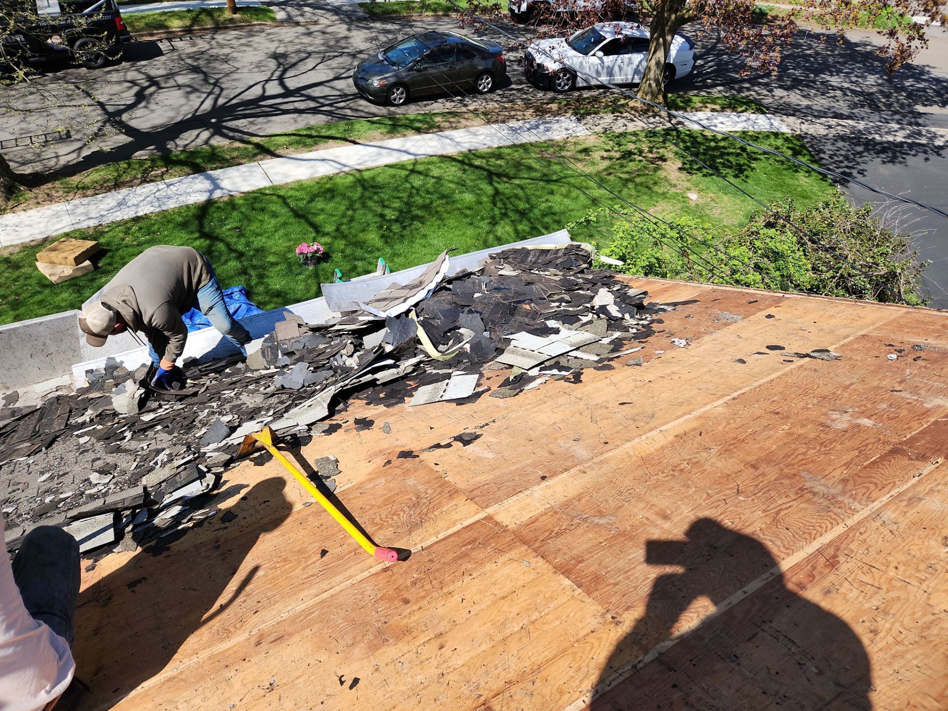 Residential Roofing Installation and Structural Plywood Replacement in Stratford by A Plus Exterior