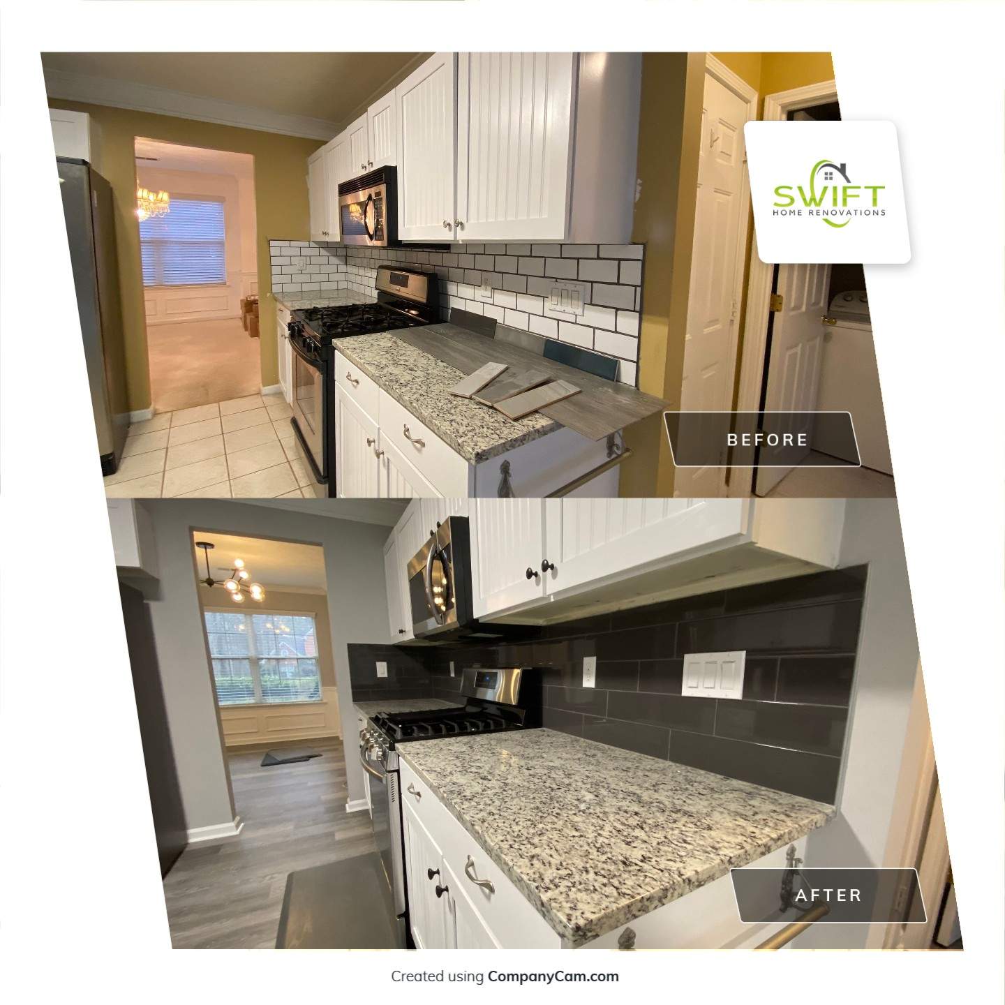 Comprehensive Interior Remodel and Modern Bathroom Renovation in Mableton by Swift Home Renovations