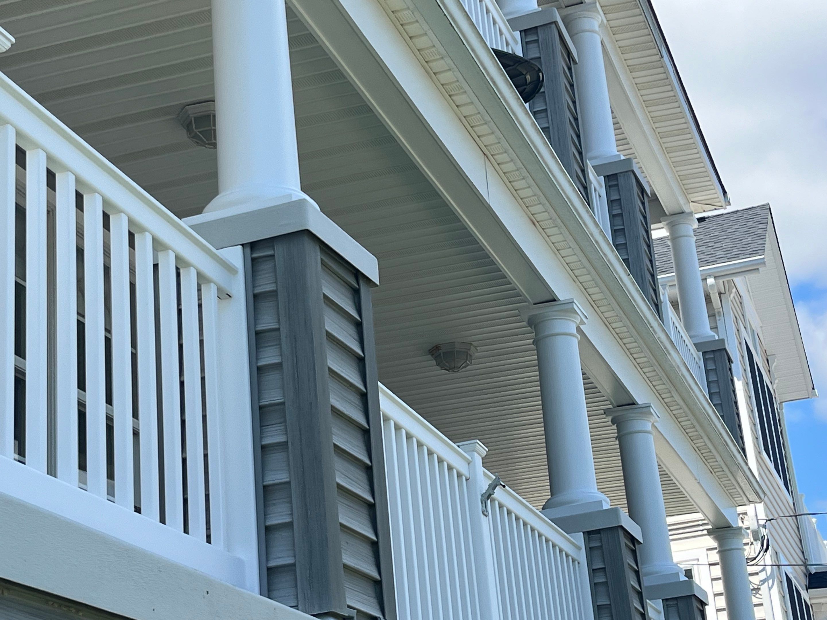 Exterior painting - Columns & Beams Ocean City, NJ by FreshCoat Works LLC