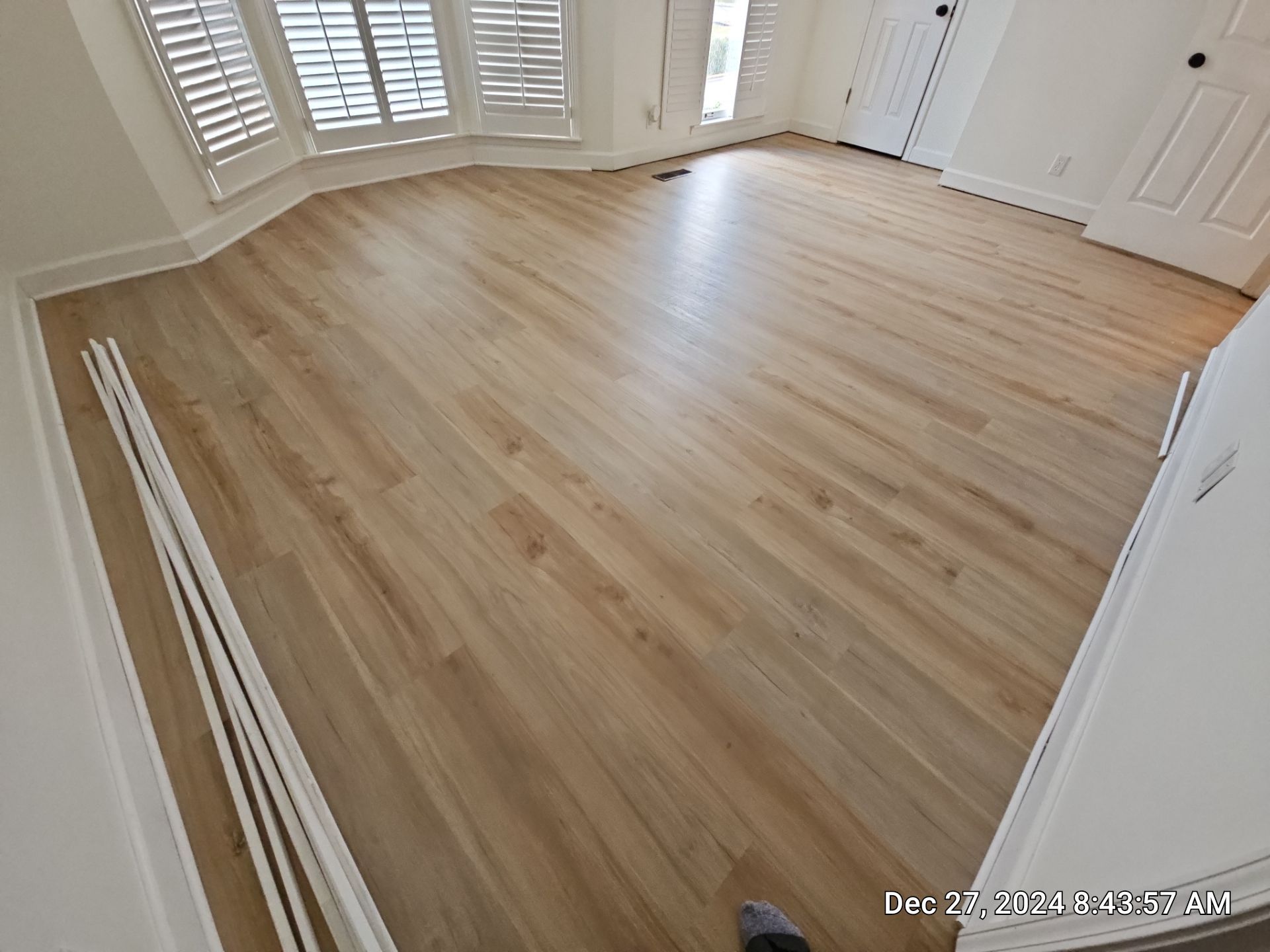 LVP installation with carpet removal by Footprints Floors of Nashville