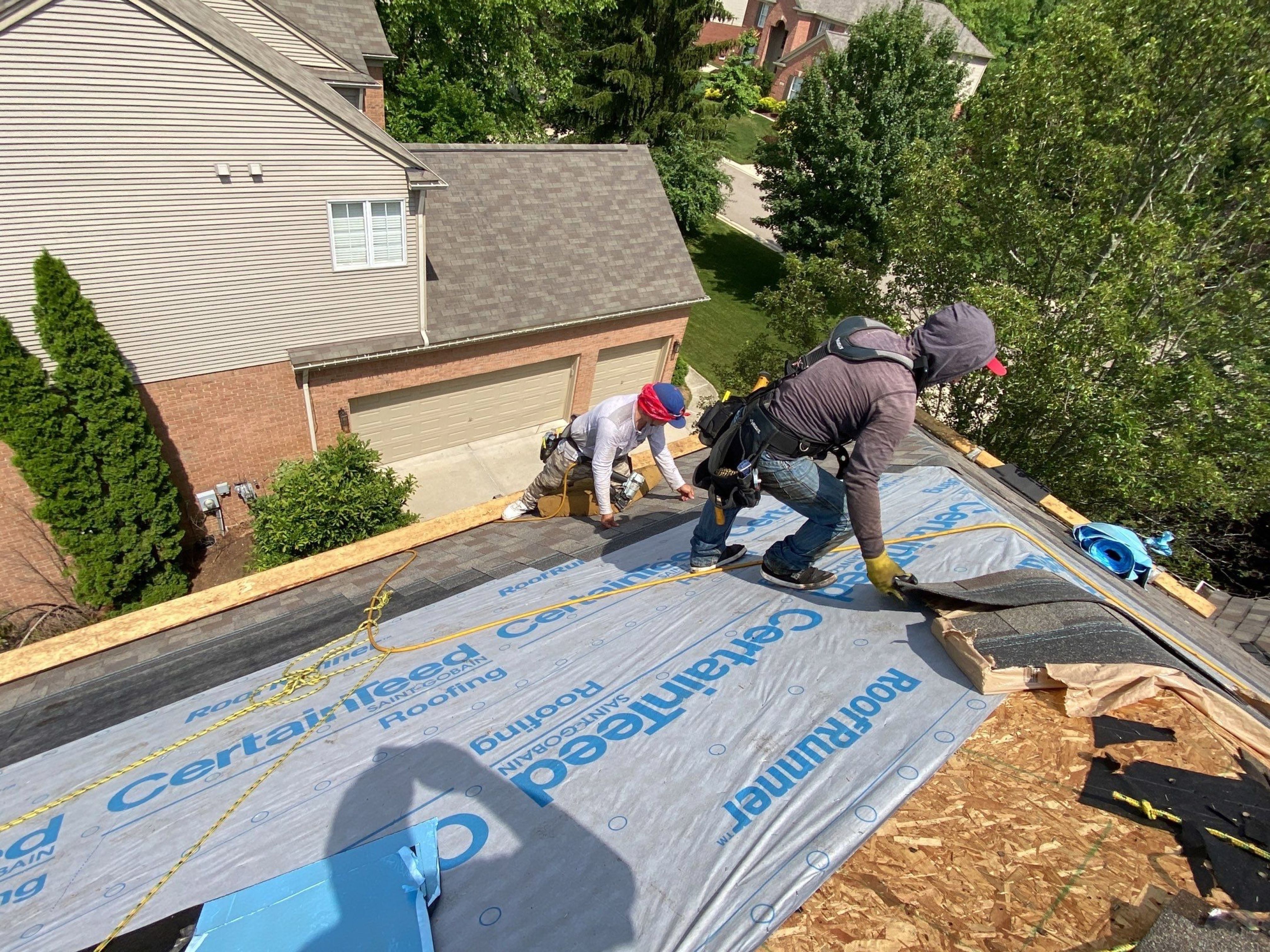 Roof Replacement using CertainTeed Landmark by 180 Contractors