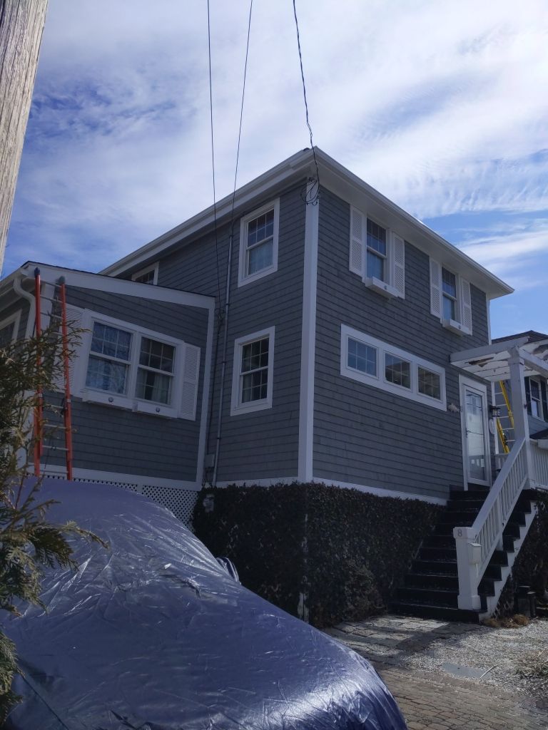 Hull, MA Gutter Installation using 5" K-Style Aluminum Gutter by Gutter Pro Enterprises