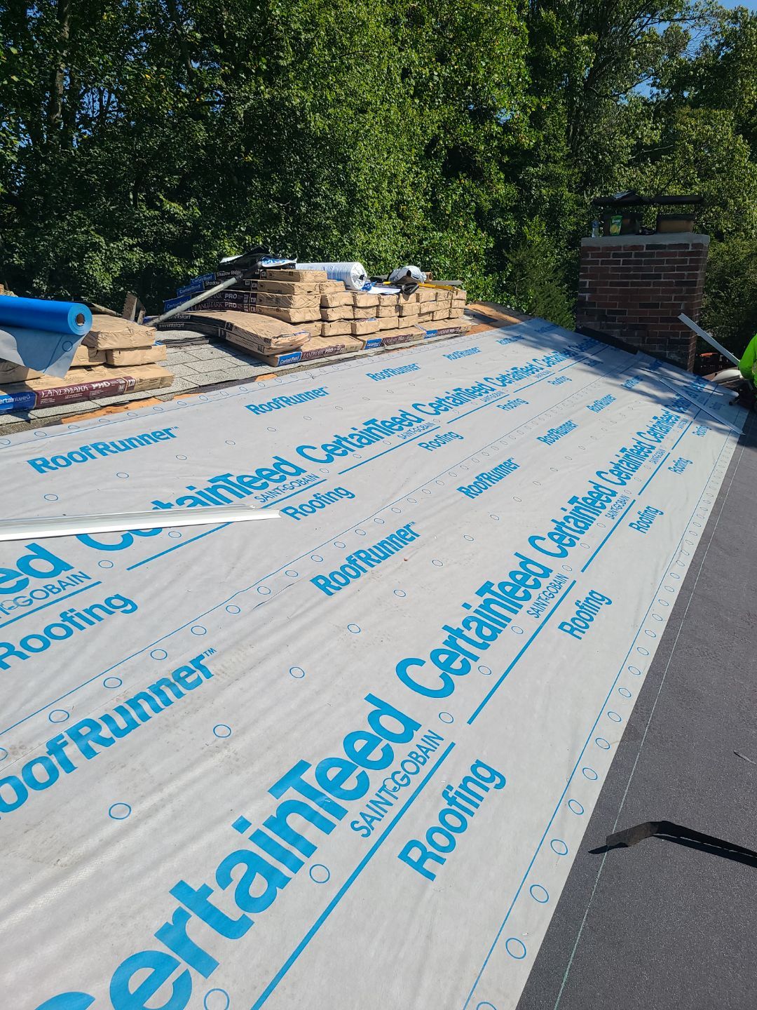 Burke: Residential Roof Installation with CertainTeed Landmark Pro Designer Shingles in Max Def Charcoal Black by RM Banning, Inc.