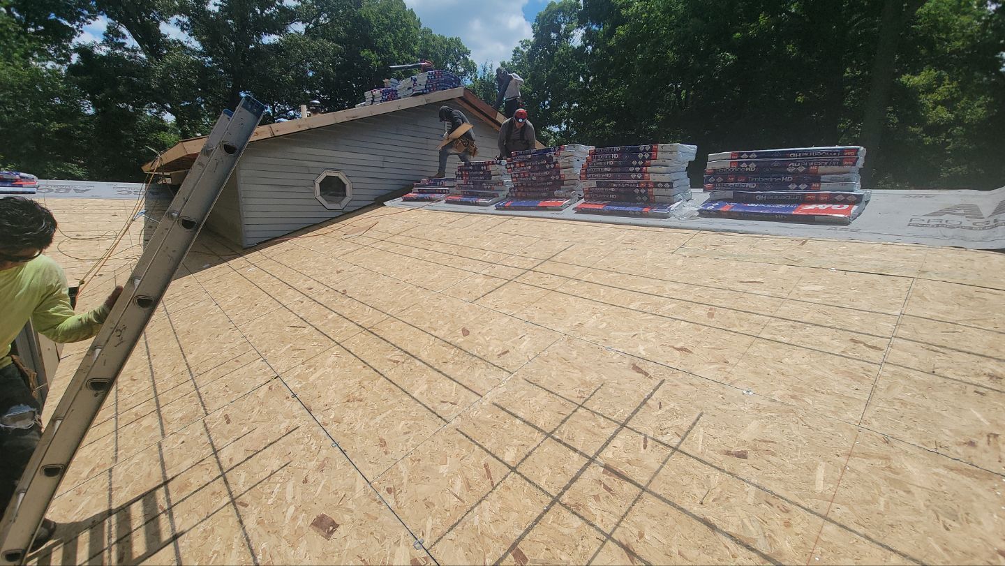 Roof Installation using GAF Timberline HDZ by ExteriorPros