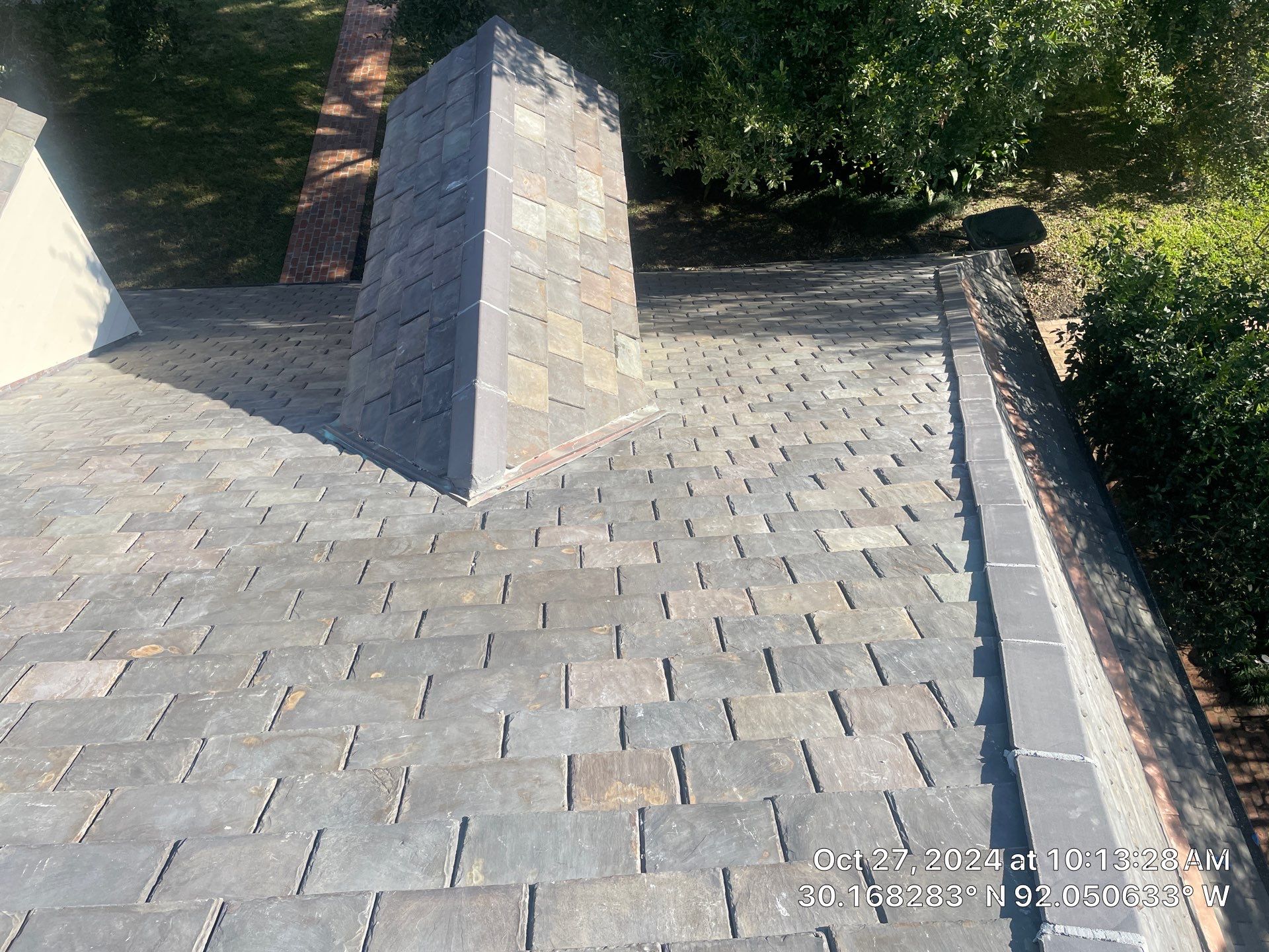 Slate Install on an A Hays Town Home by Ahm Construction LLC