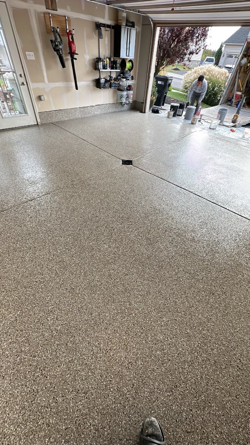 Garage Project in Pittsburgh by Floors in a Day, Inc