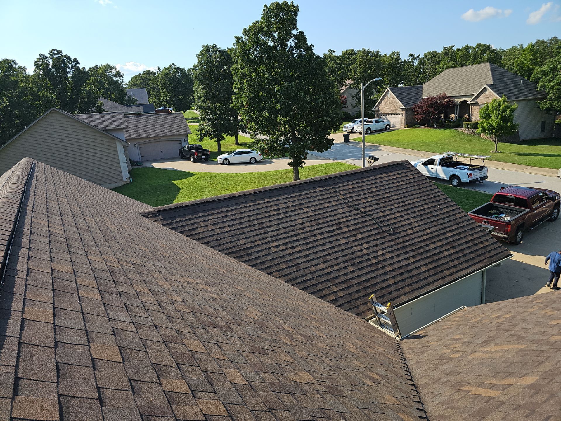 Residential Roofing & Gutter + Downspouts Install by Titan Commercial & Residential Roofing 